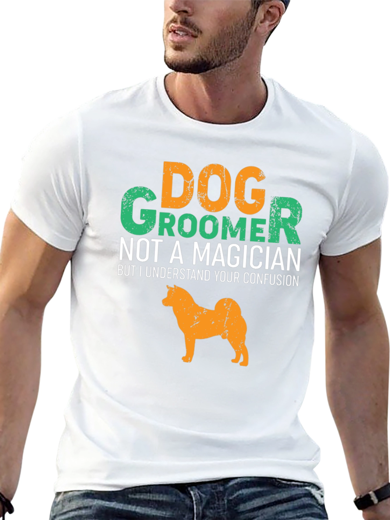 Dog Groomer T-Shirt Funny Dog Graphic Tee