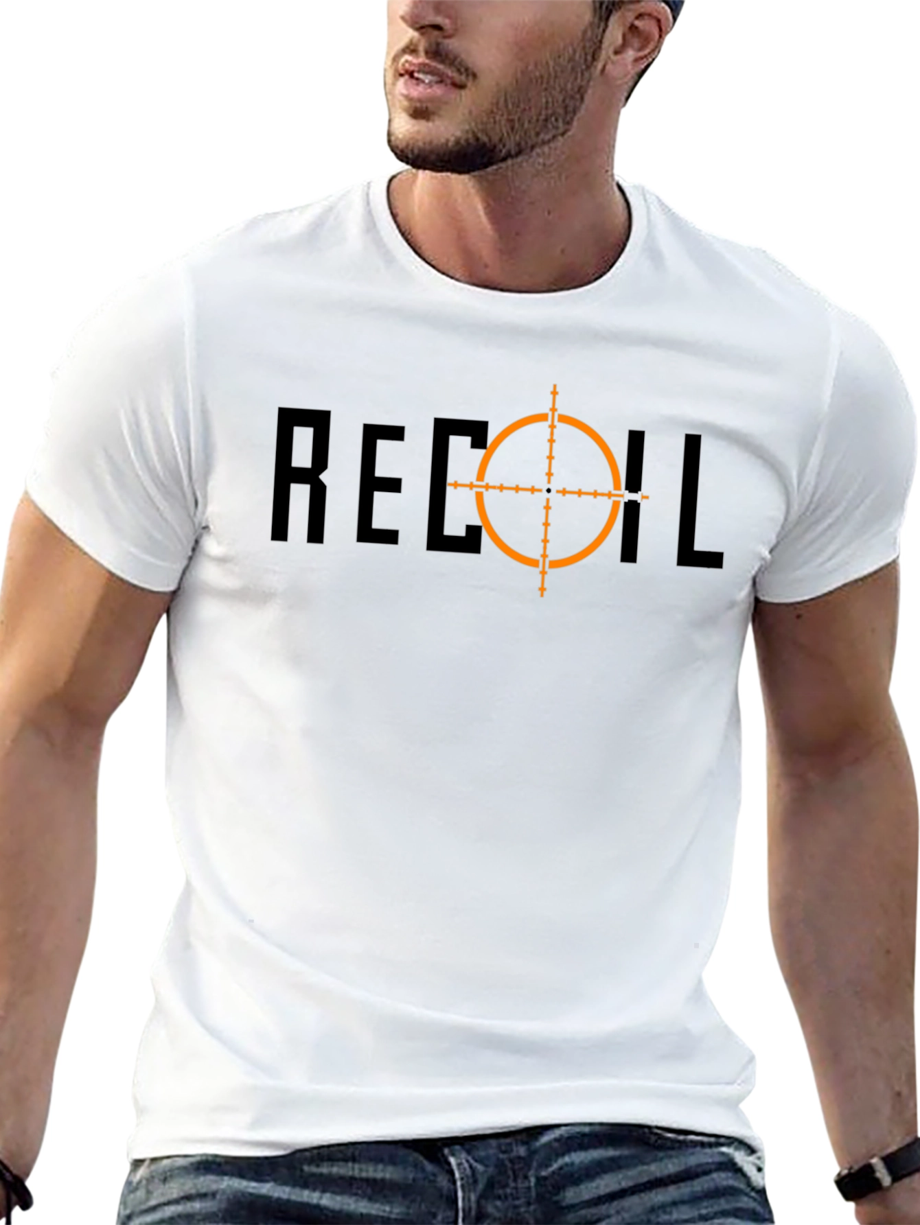 Recoil T-Shirt with Crosshair Graphic