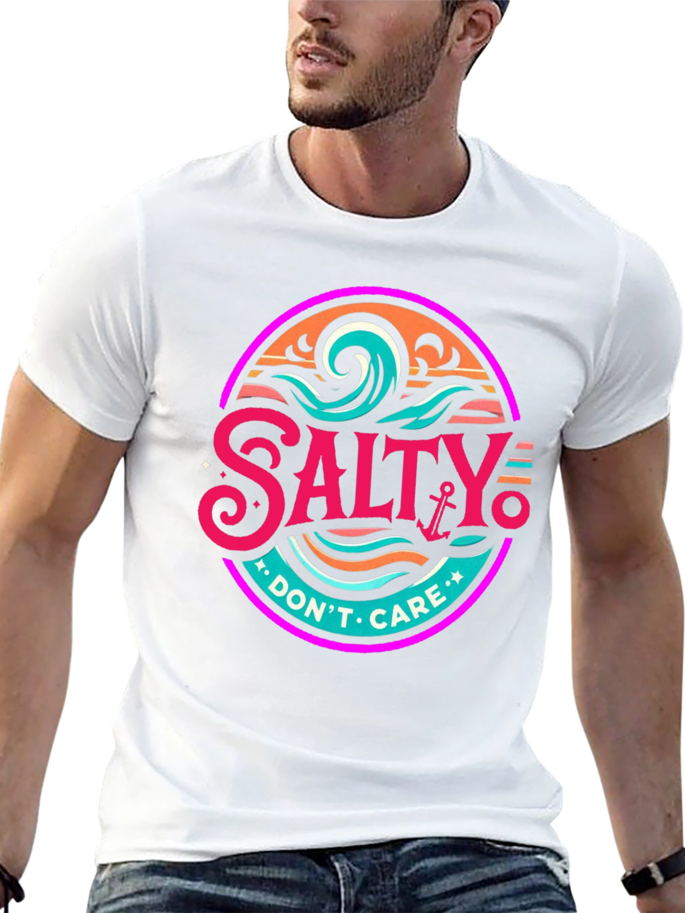 Salty Dont Care Graphic Tee