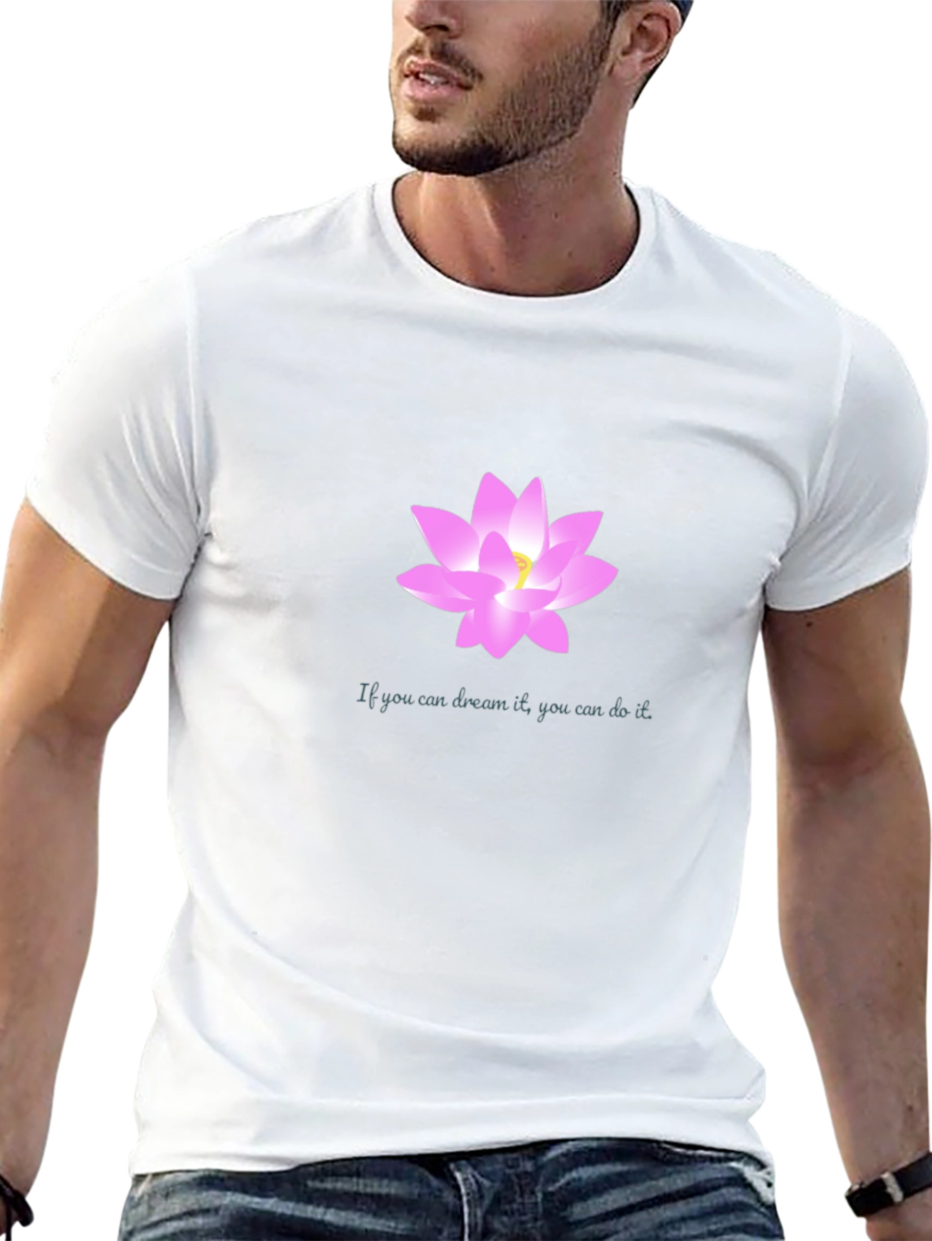 Dream Lotus Black T-Shirt