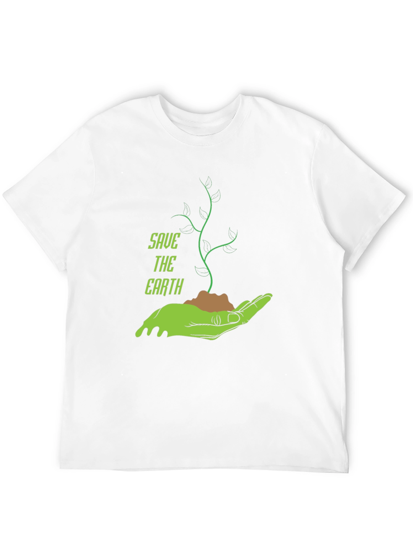 Save the Earth Graphic T-Shirt - Black