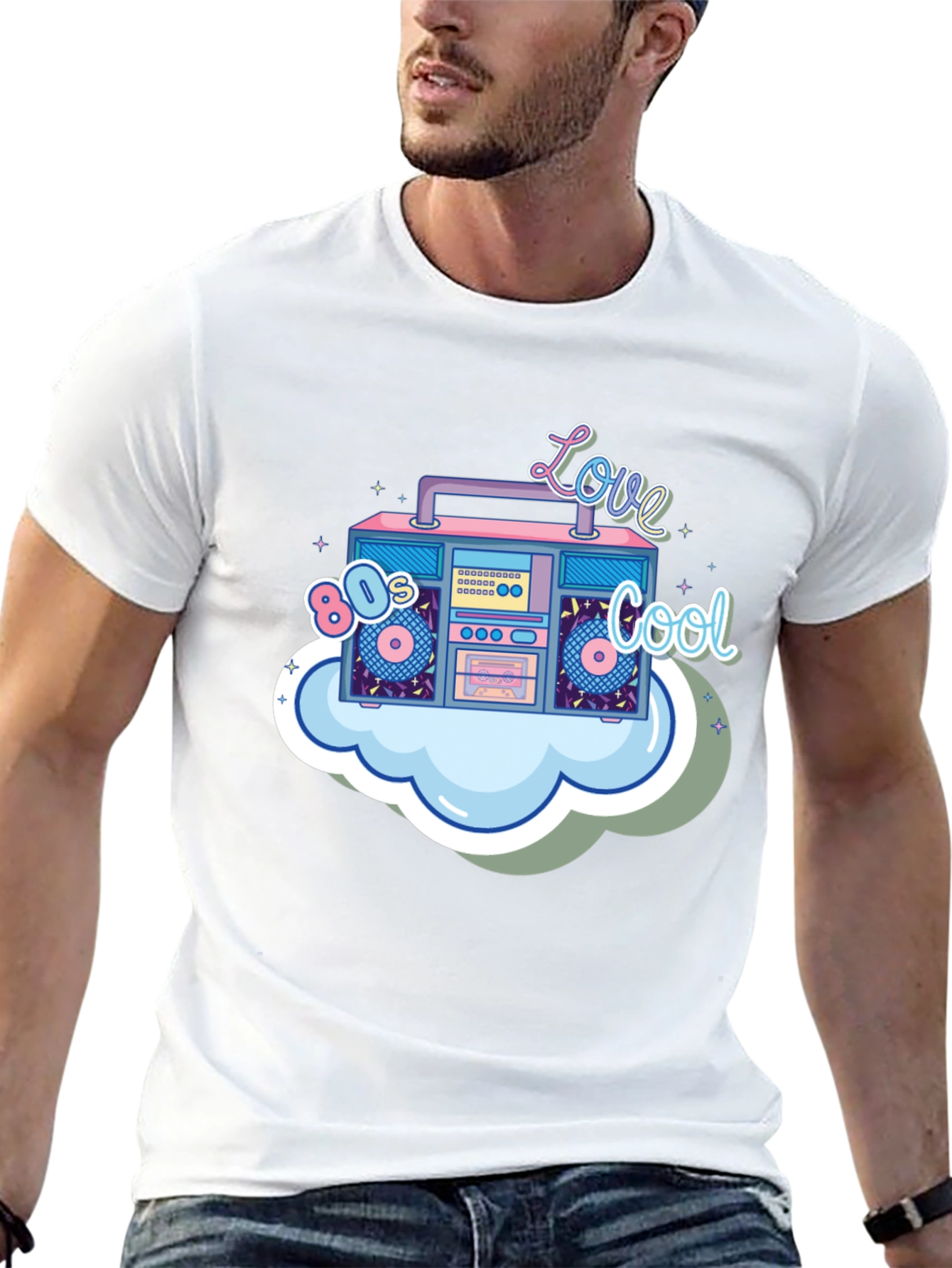 80s Love Cool Graphic T-Shirt