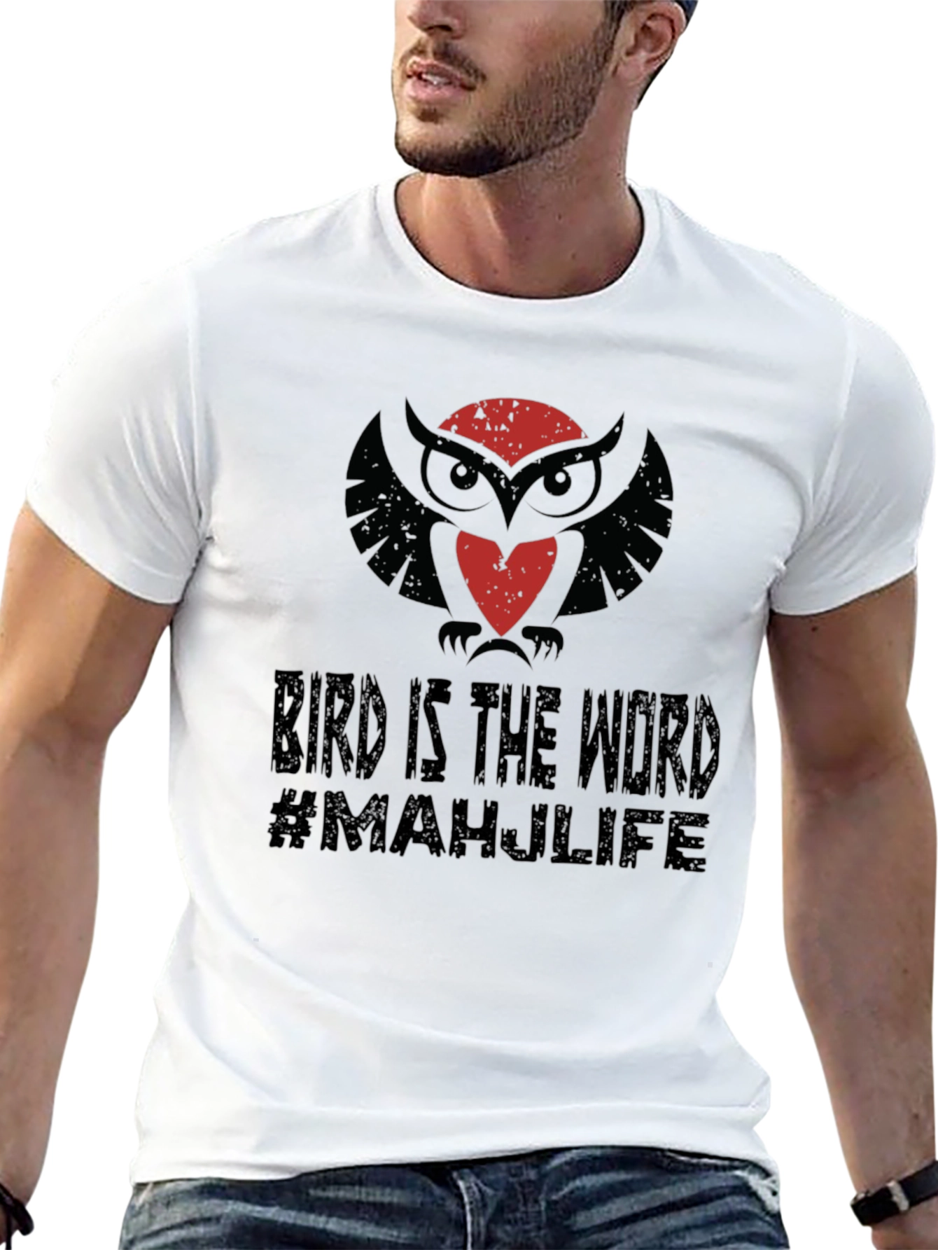 Bird is the Word Owl T-Shirt - #MAHJLIFE