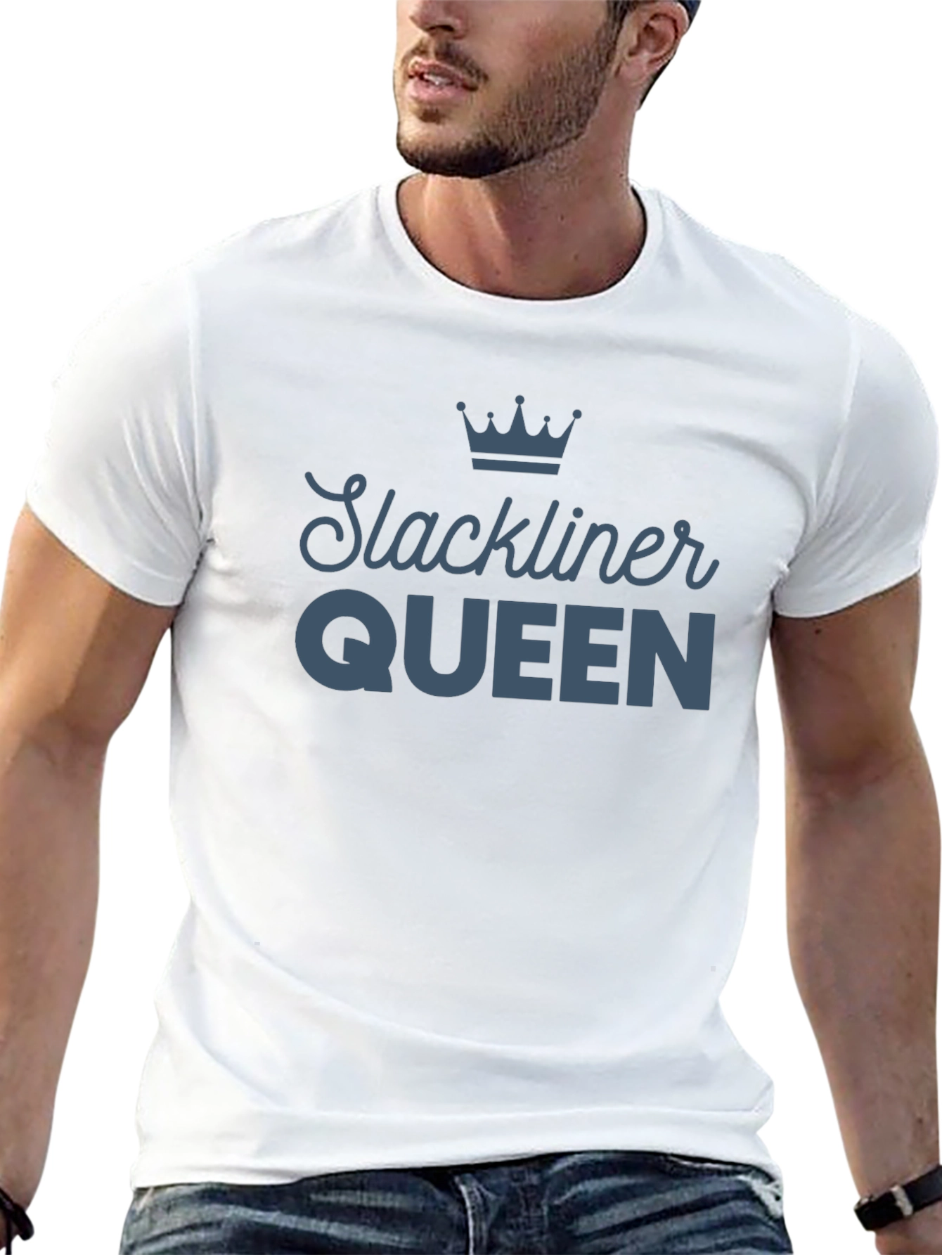 Slackliner Queen Graphic T-Shirt - Black Tee