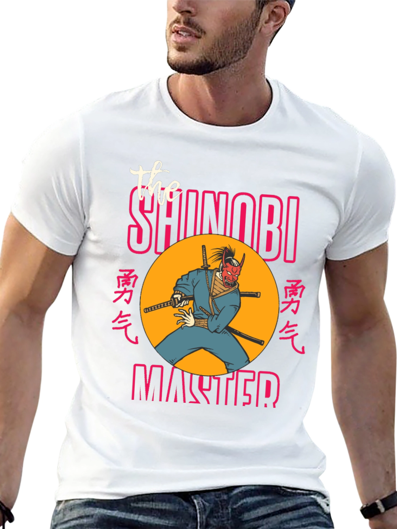 Shinobi Master Graphic Tee - Ninja Samurai T-Shirt