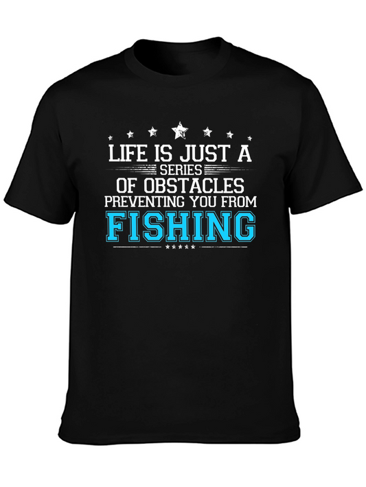 Fishing Obstacles Graphic Tee