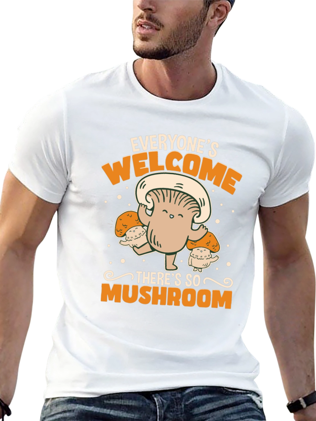 Everyones Welcome Mushroom Graphic Tee