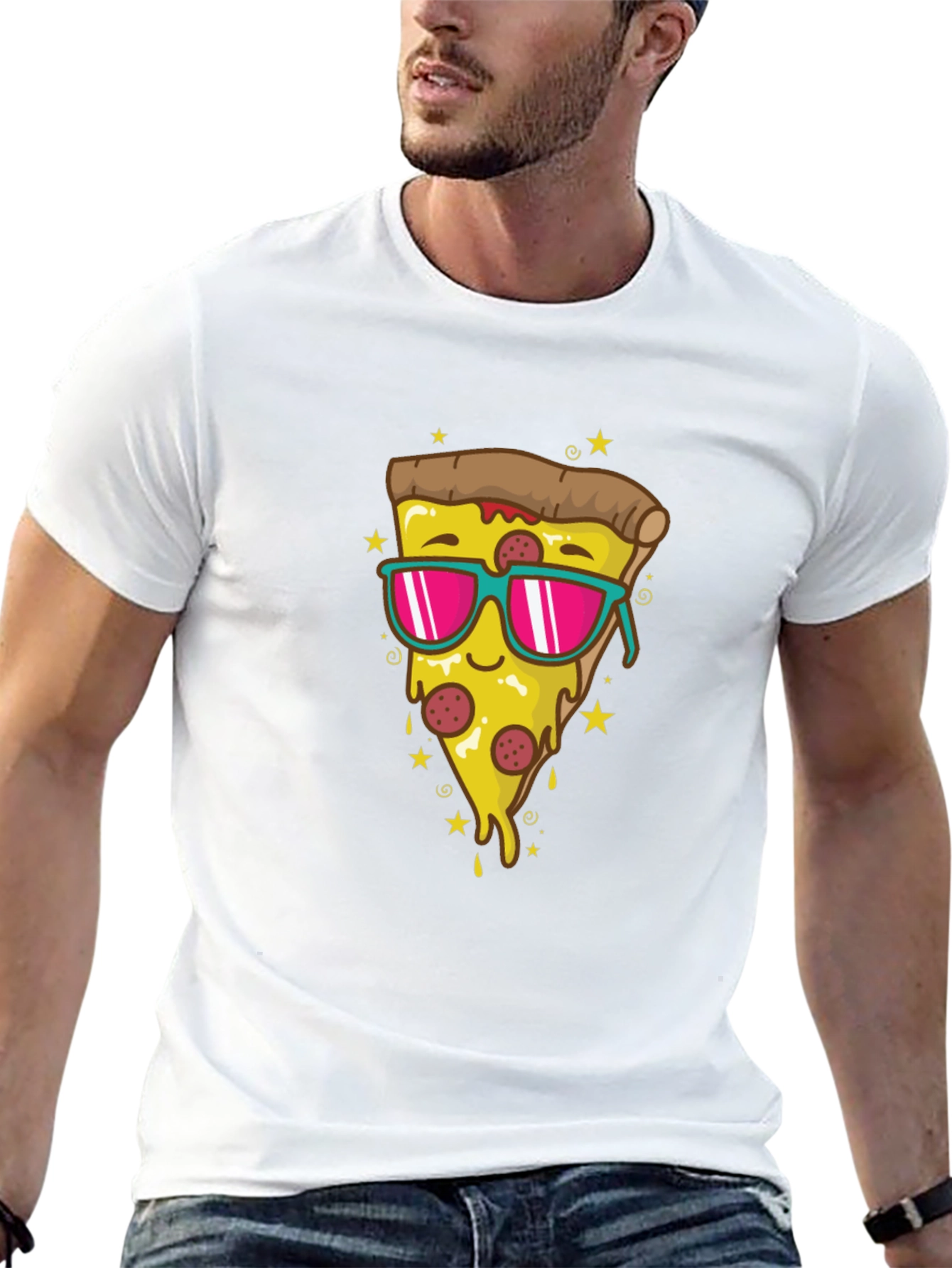 Cool Pizza Slice Graphic Tee