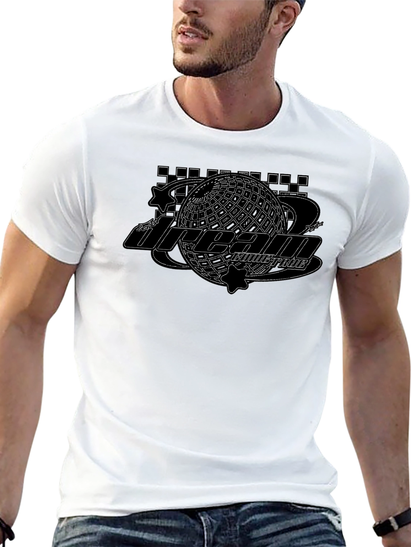 Dream Come True Graphic Black T-Shirt