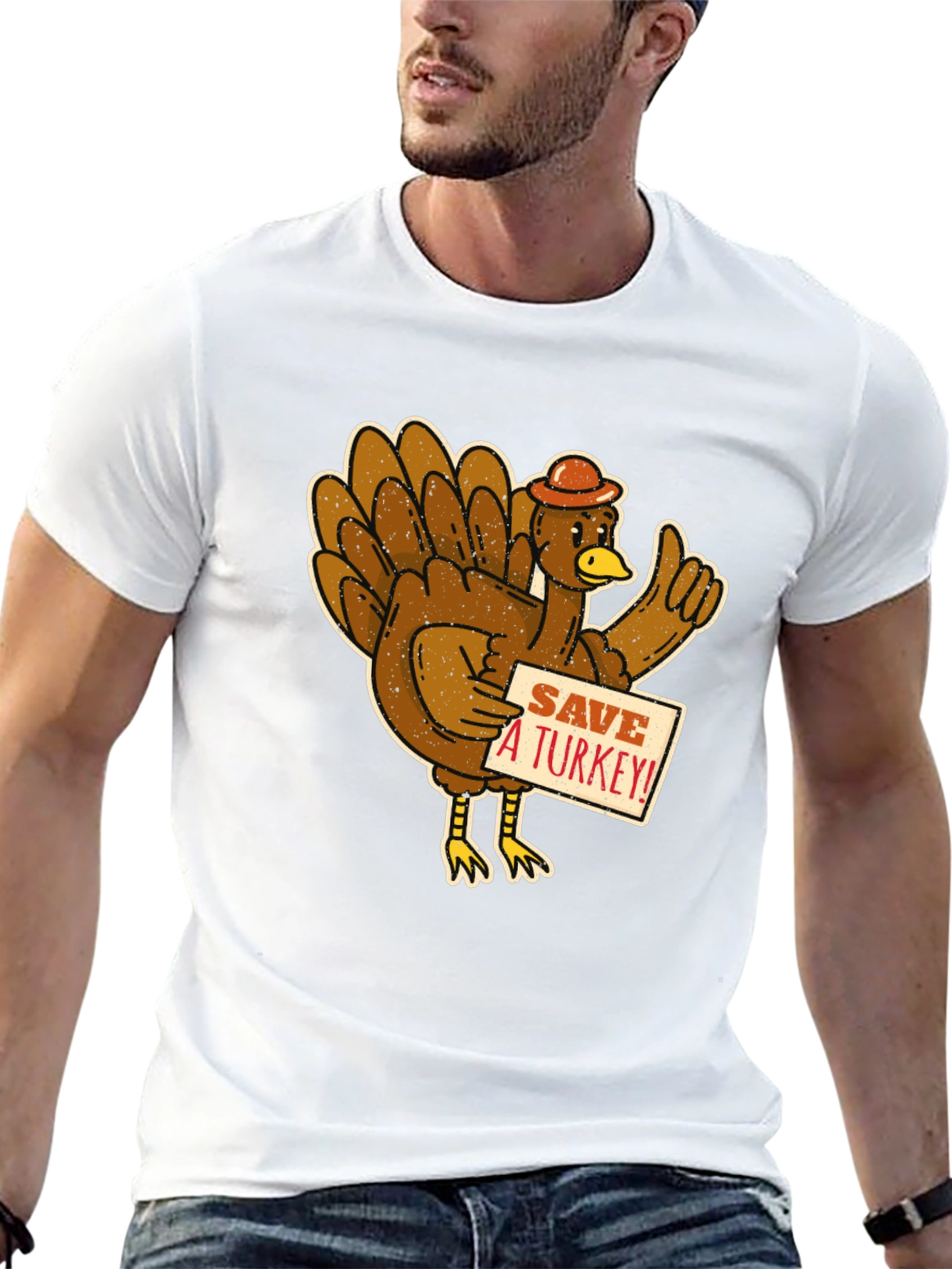Save a Turkey! Graphic T-Shirt