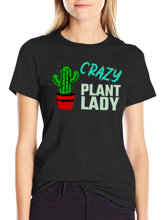 Crazy Plant Lady Graphic T-Shirt