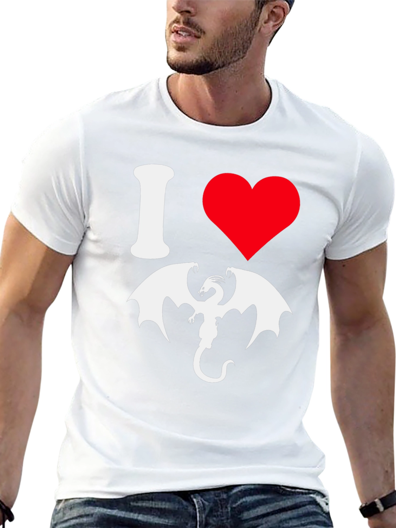 I Heart Dragons Graphic Tee