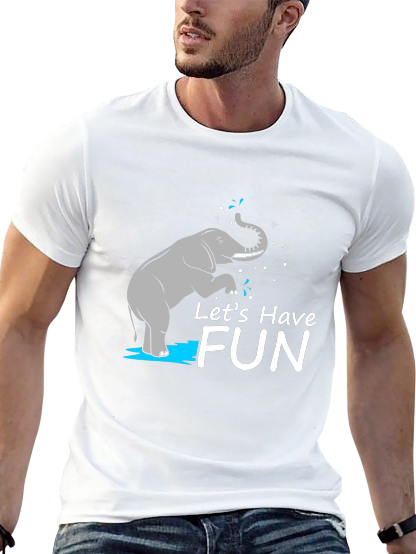 Lets Have Fun Graphic Tee - Black