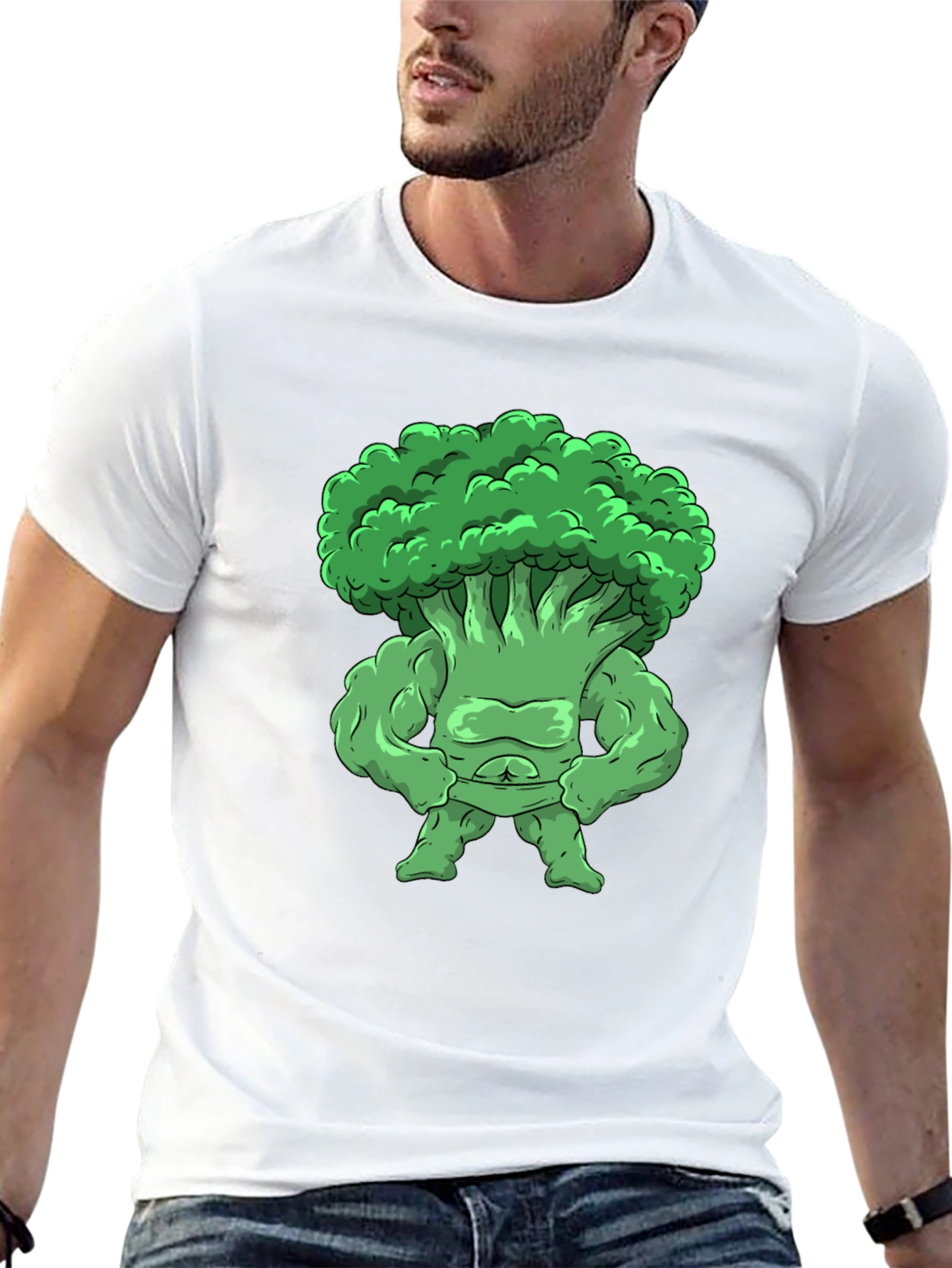 Broccoli Muscle T-Shirt - Eat Your Greens!