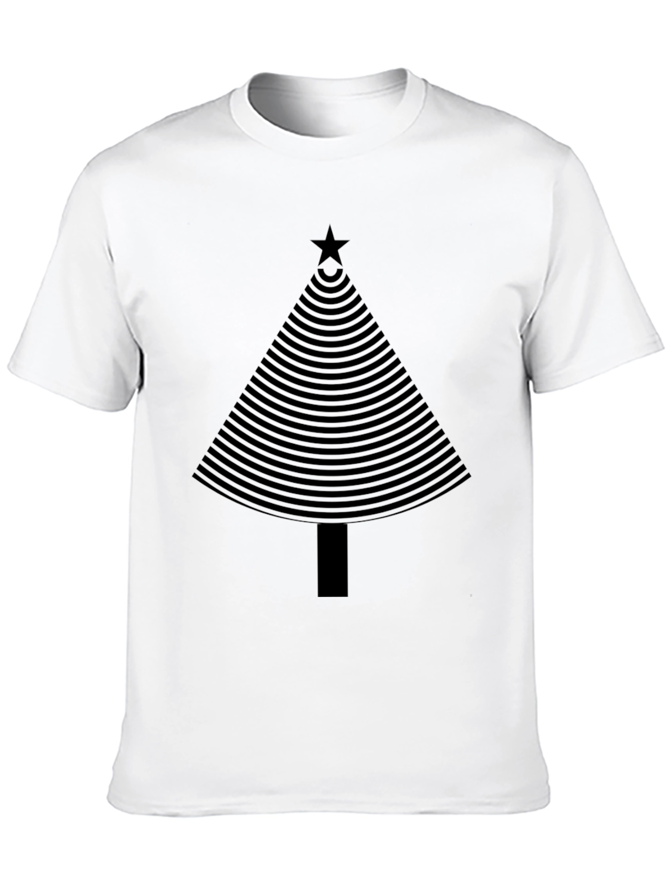 Minimalist Christmas Tree T-Shirt - Holiday Style