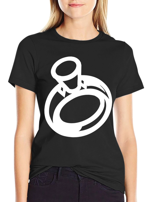 Ring Graphic Tee - Stylish Mens Black T-Shirt