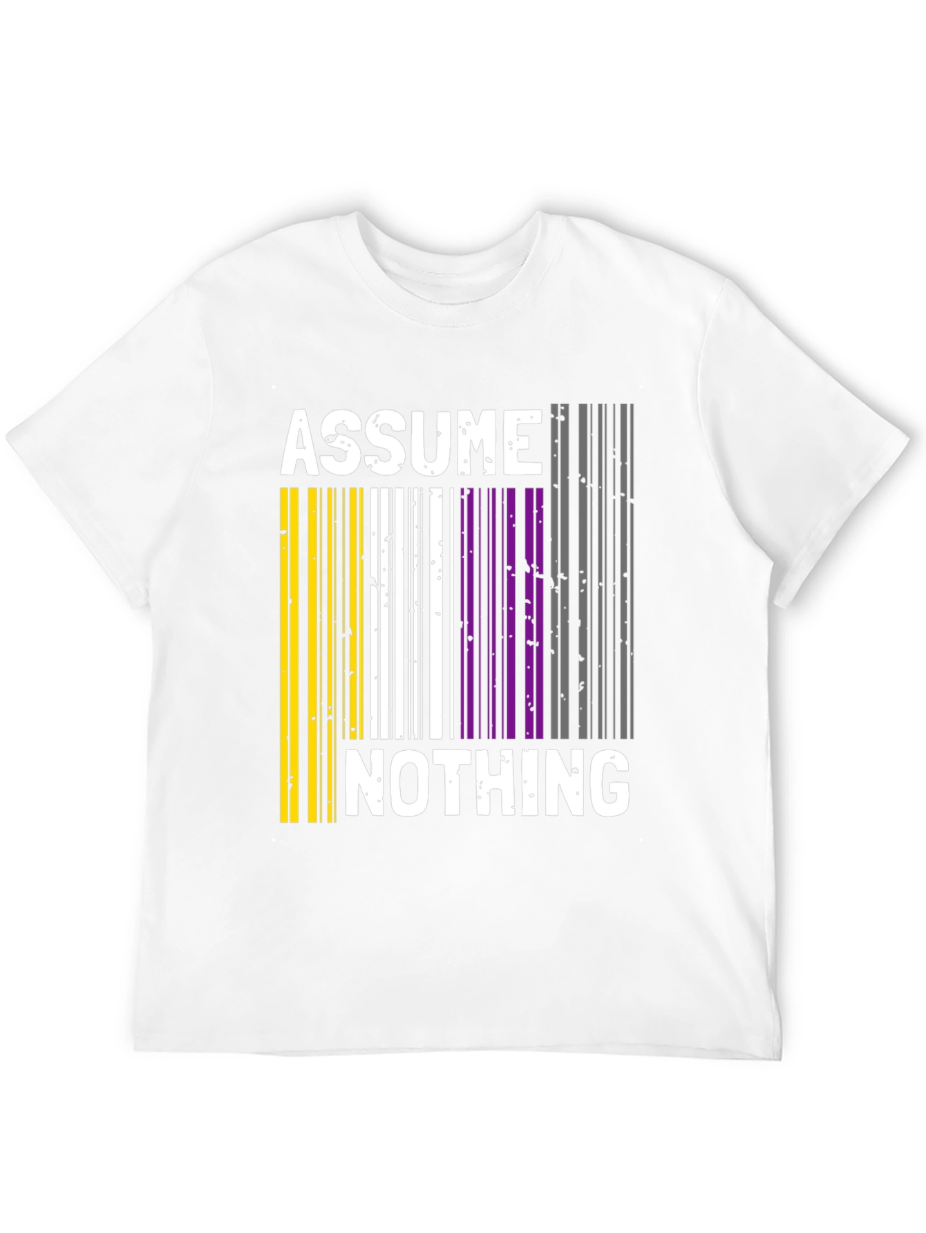 Assume Nothing Barcode Pride T-Shirt