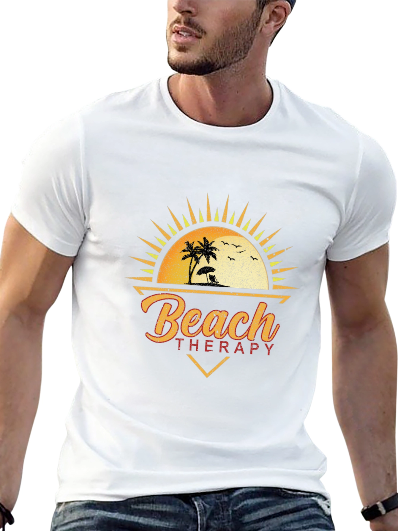 Beach Therapy Graphic T-Shirt