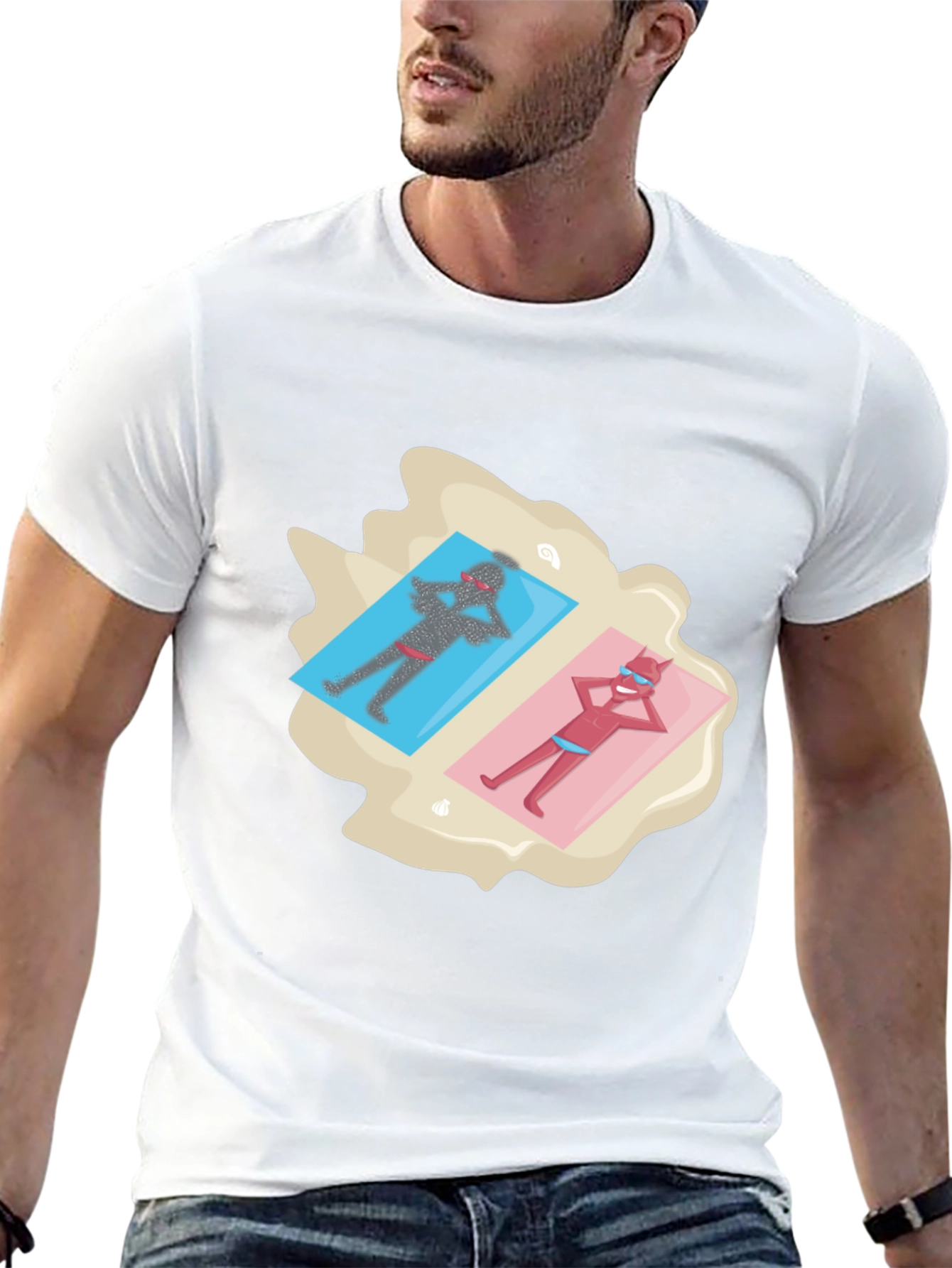 Devils on Vacation Black T-Shirt