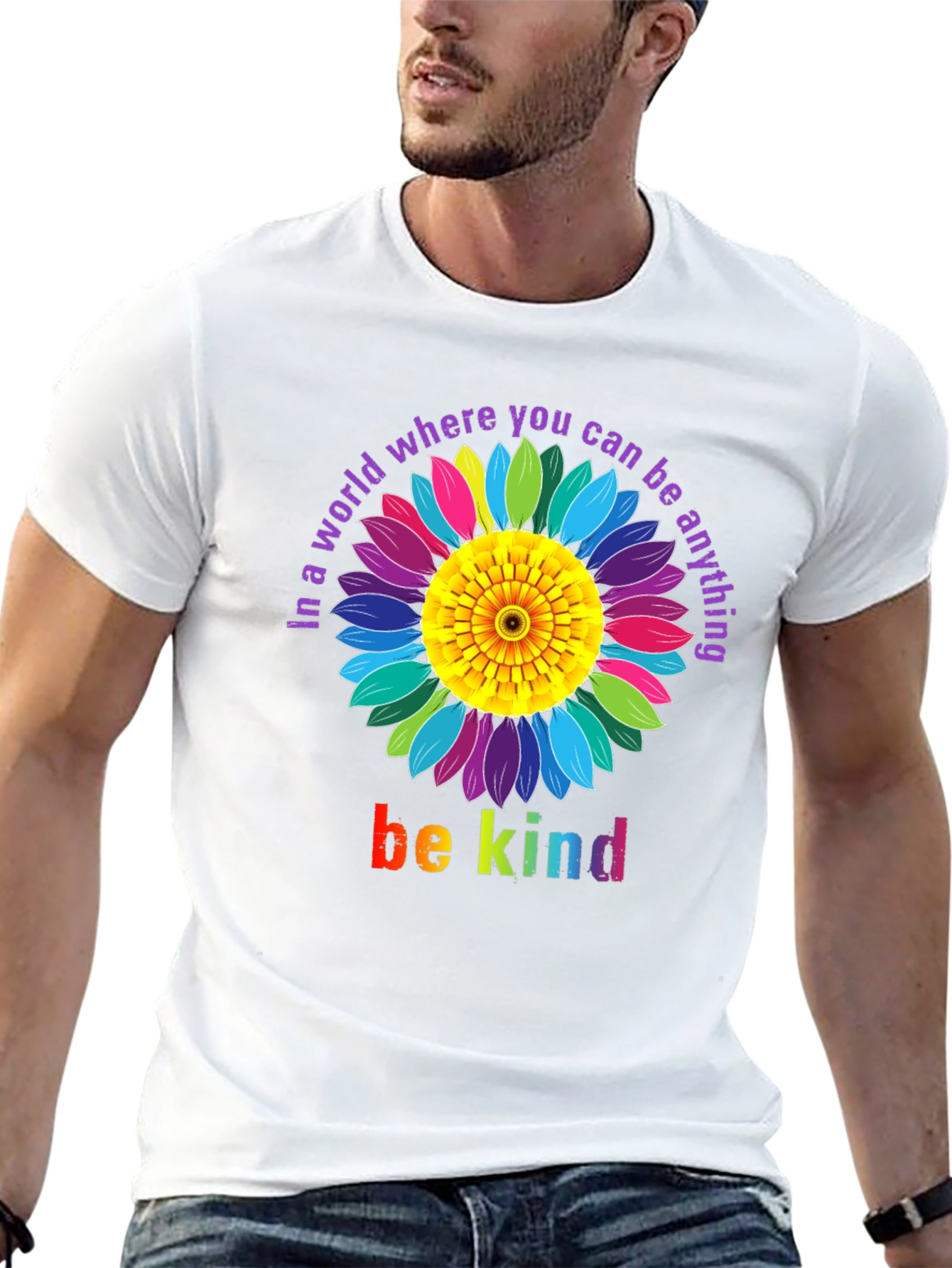 Be Kind Floral Graphic T-Shirt