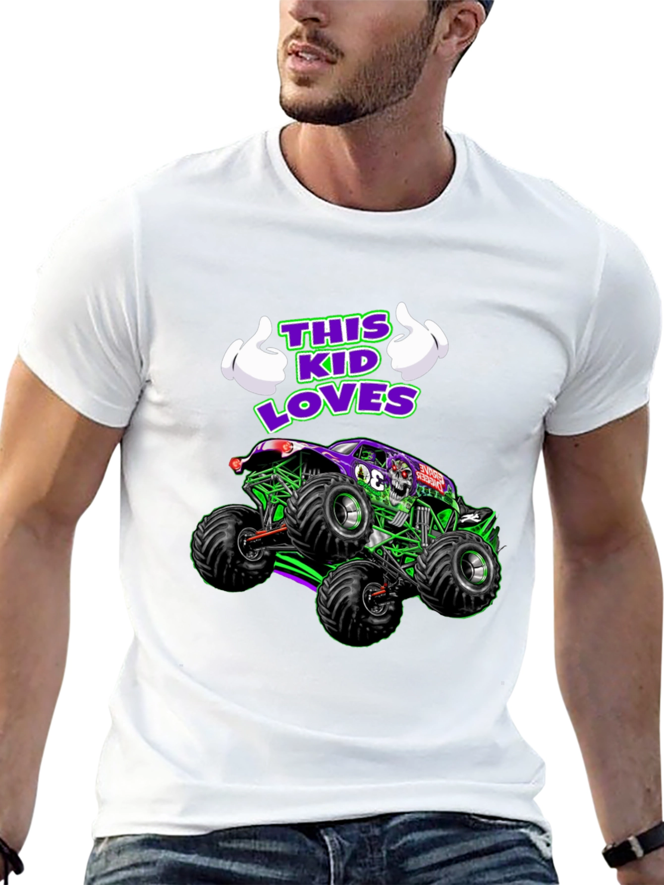 Monster Truck Kids T-Shirt