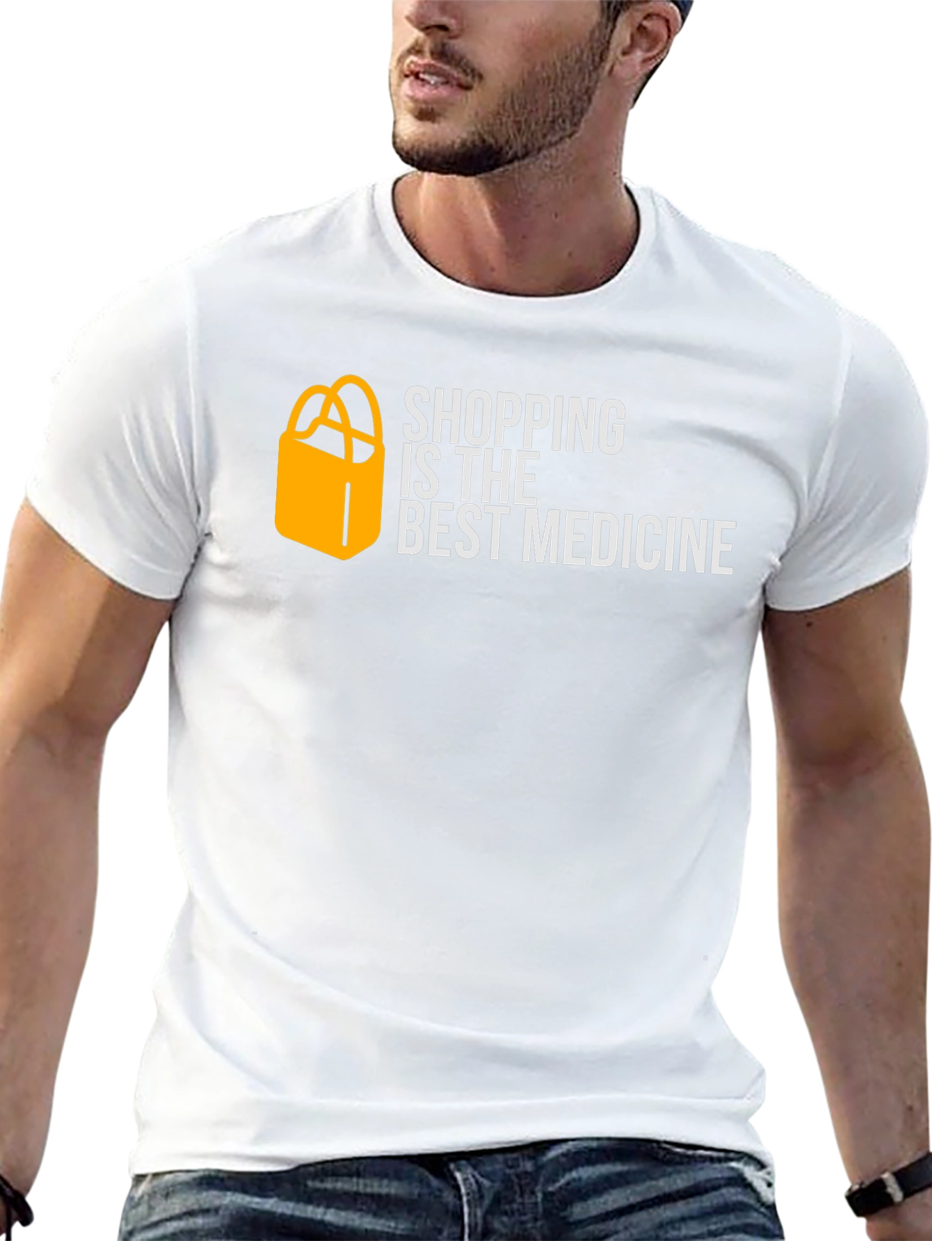 Shopping is the Best Medicine Graphic T-Shirt