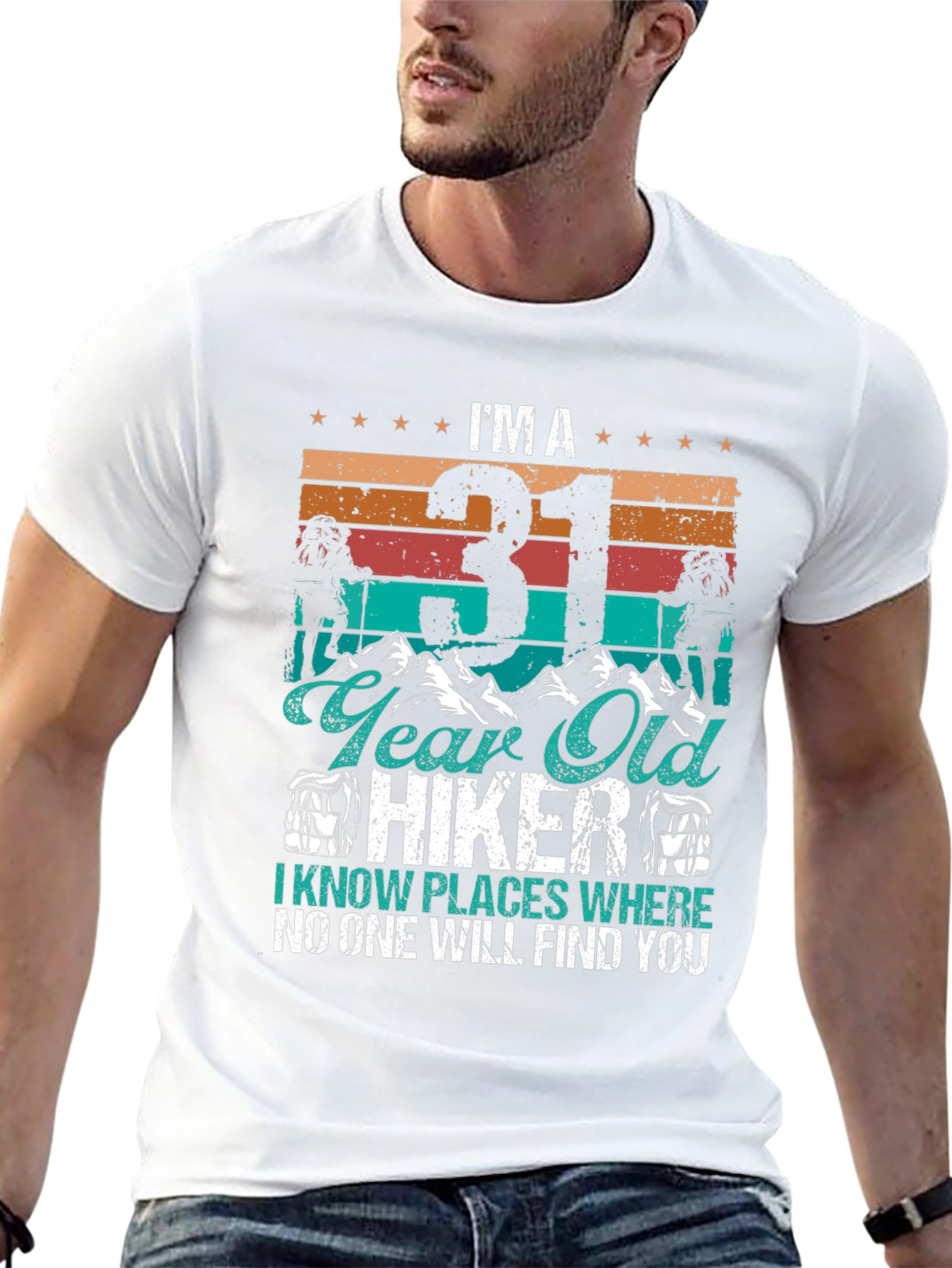 31 Year Old Hiker Graphic T-Shirt