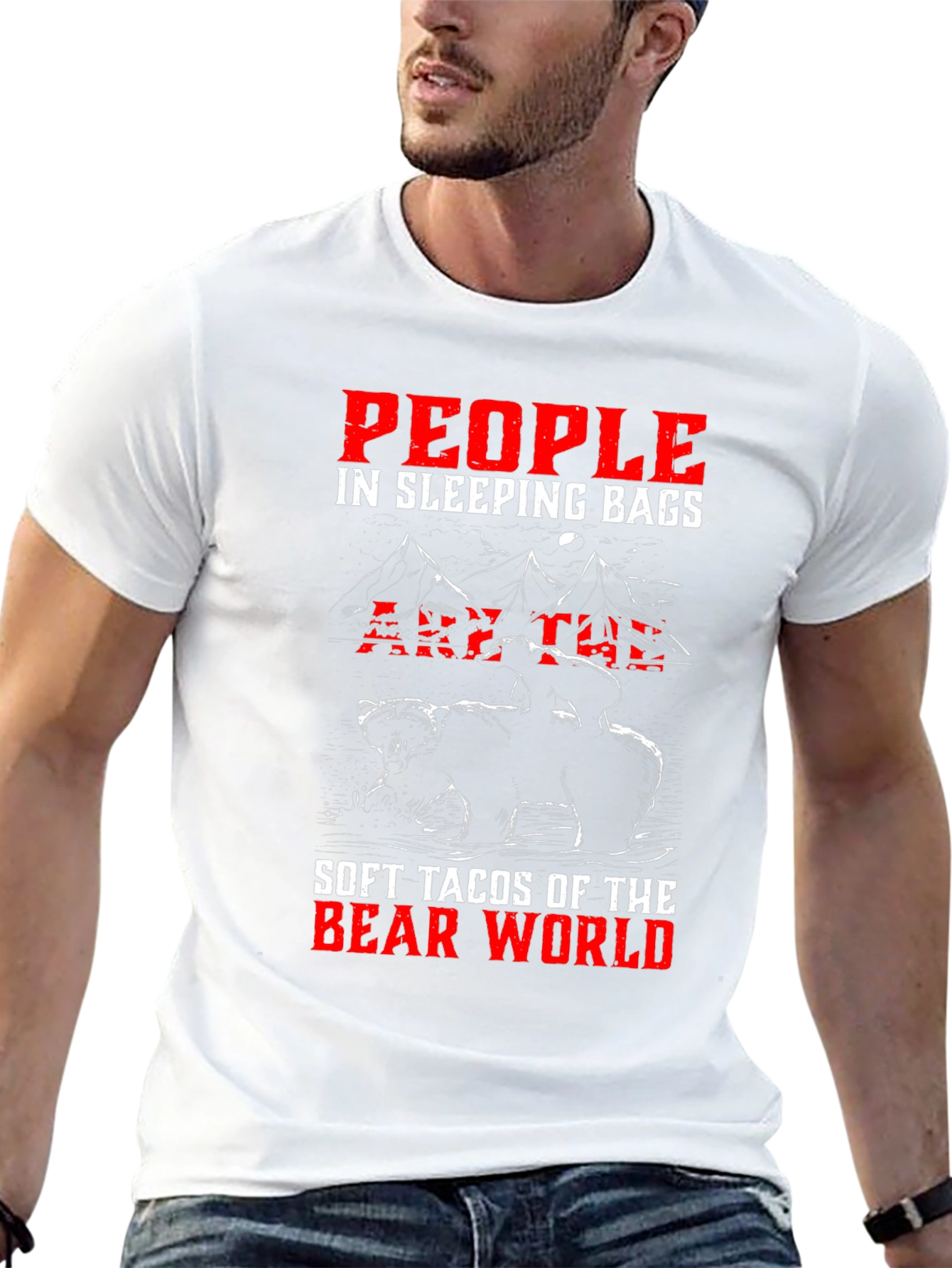 Bear World Sleeping Bag T-Shirt