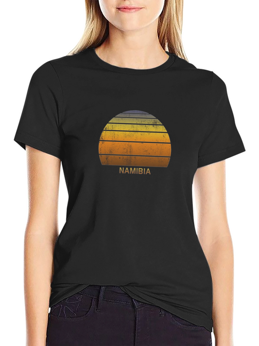 Namibia Retro Sunset Graphic Tee