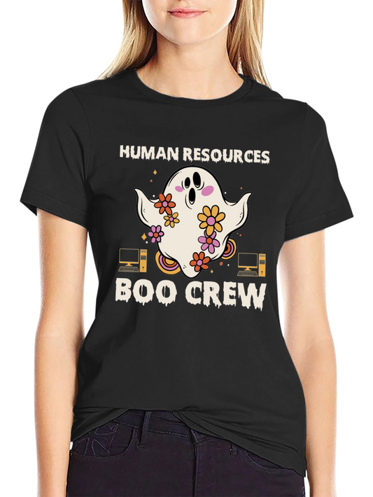 Human Resources Boo Crew Halloween T-Shirt