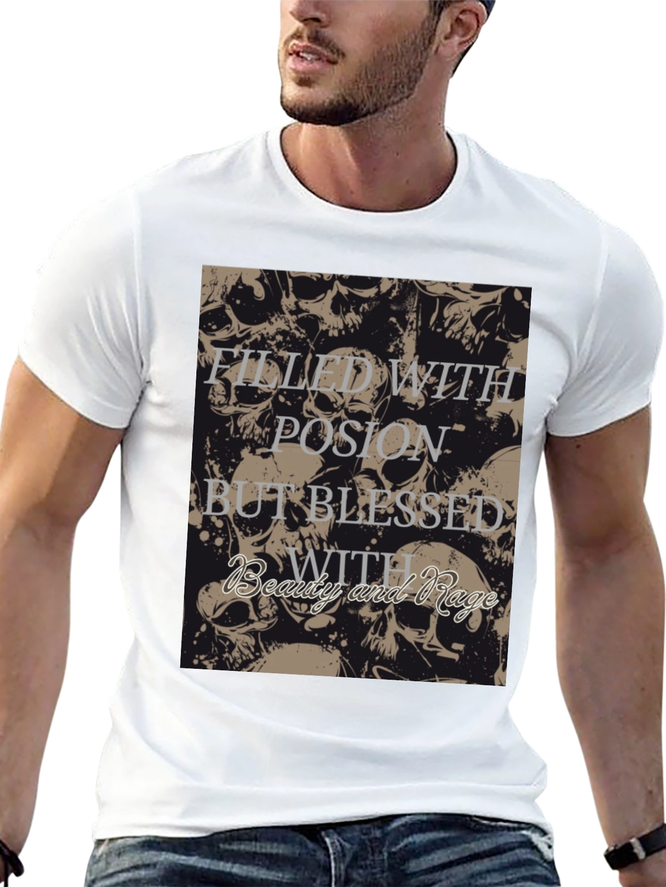 Skull Filled With Rage T-Shirt