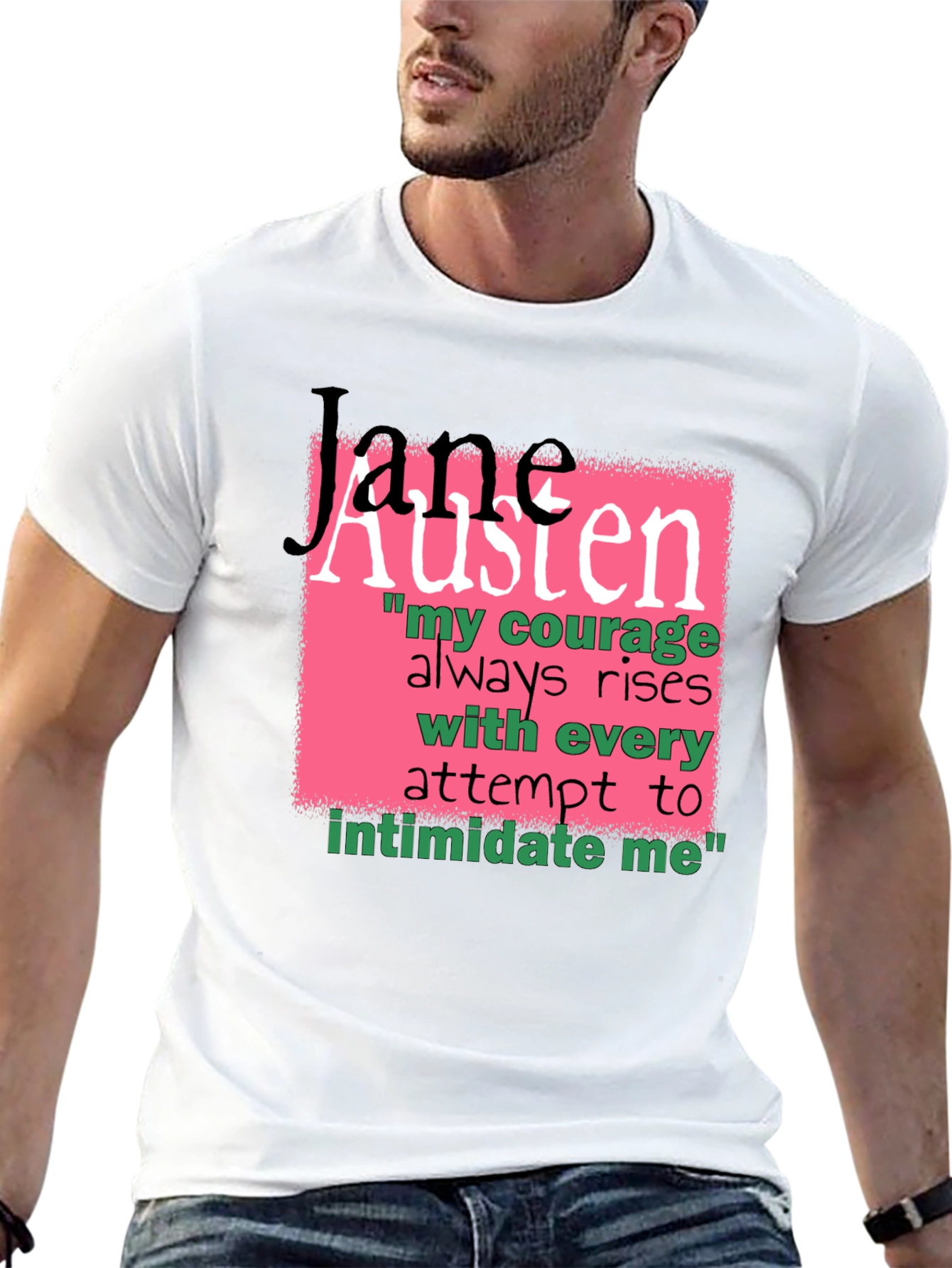 Jane Austen Quote Graphic T-Shirt