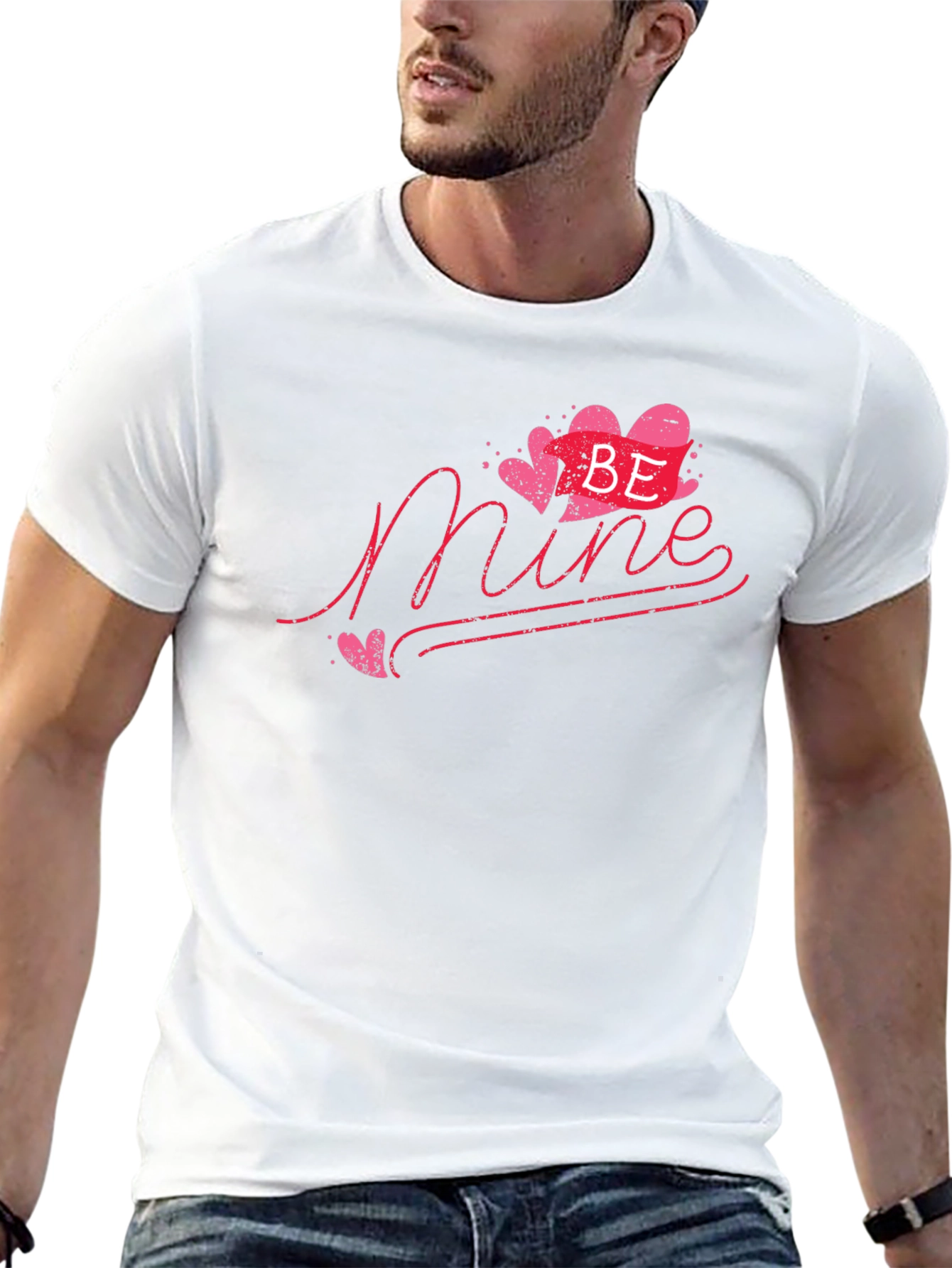Be Mine Valentines Day Graphic T-Shirt