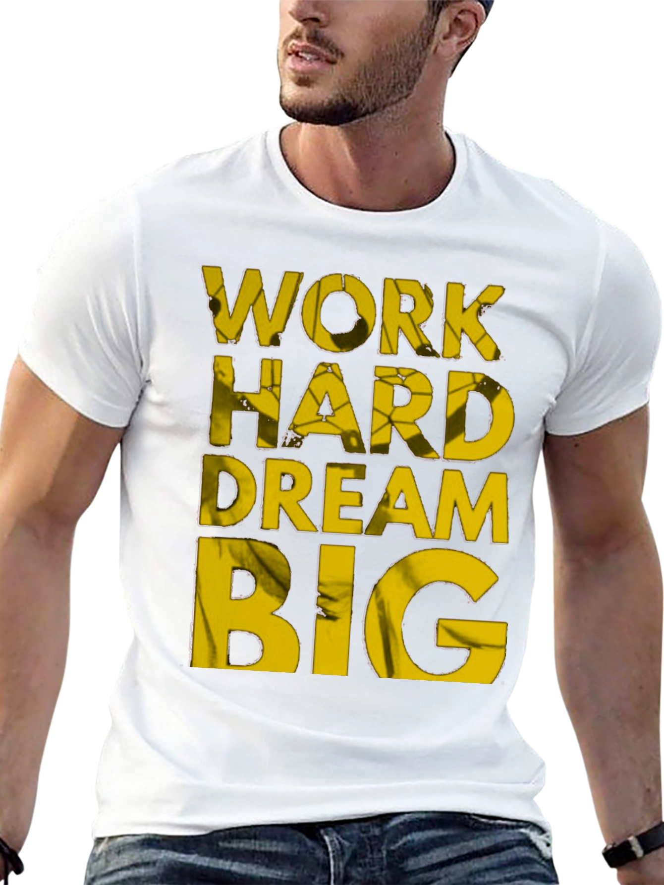Motivational Work Hard Dream Big T-Shirt