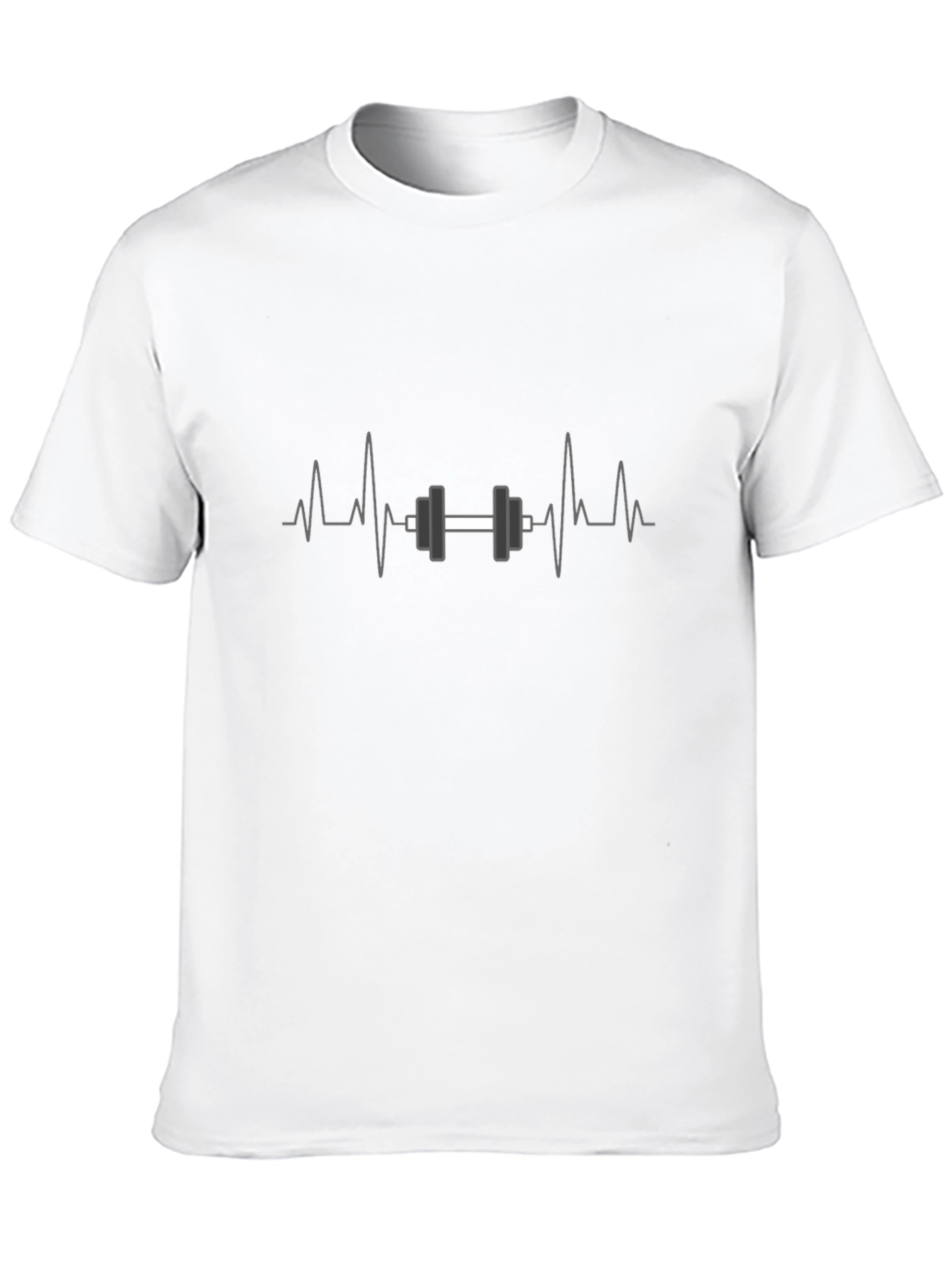 Workout Heartbeat T-Shirt - Fitness Gym Tee