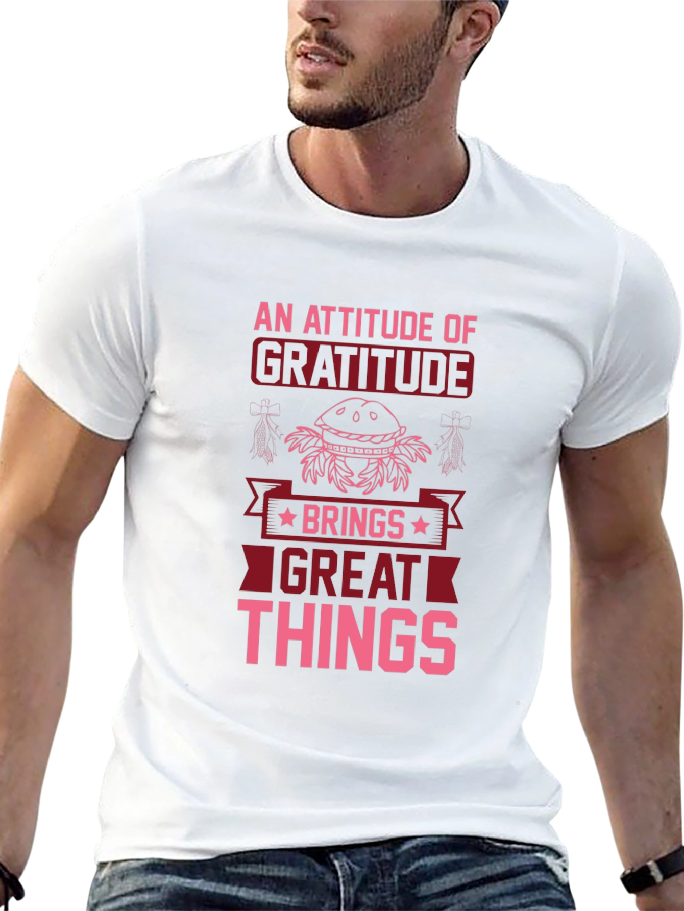 Gratitude Graphic Tee - An Attitude of Gratitude T-Shirt