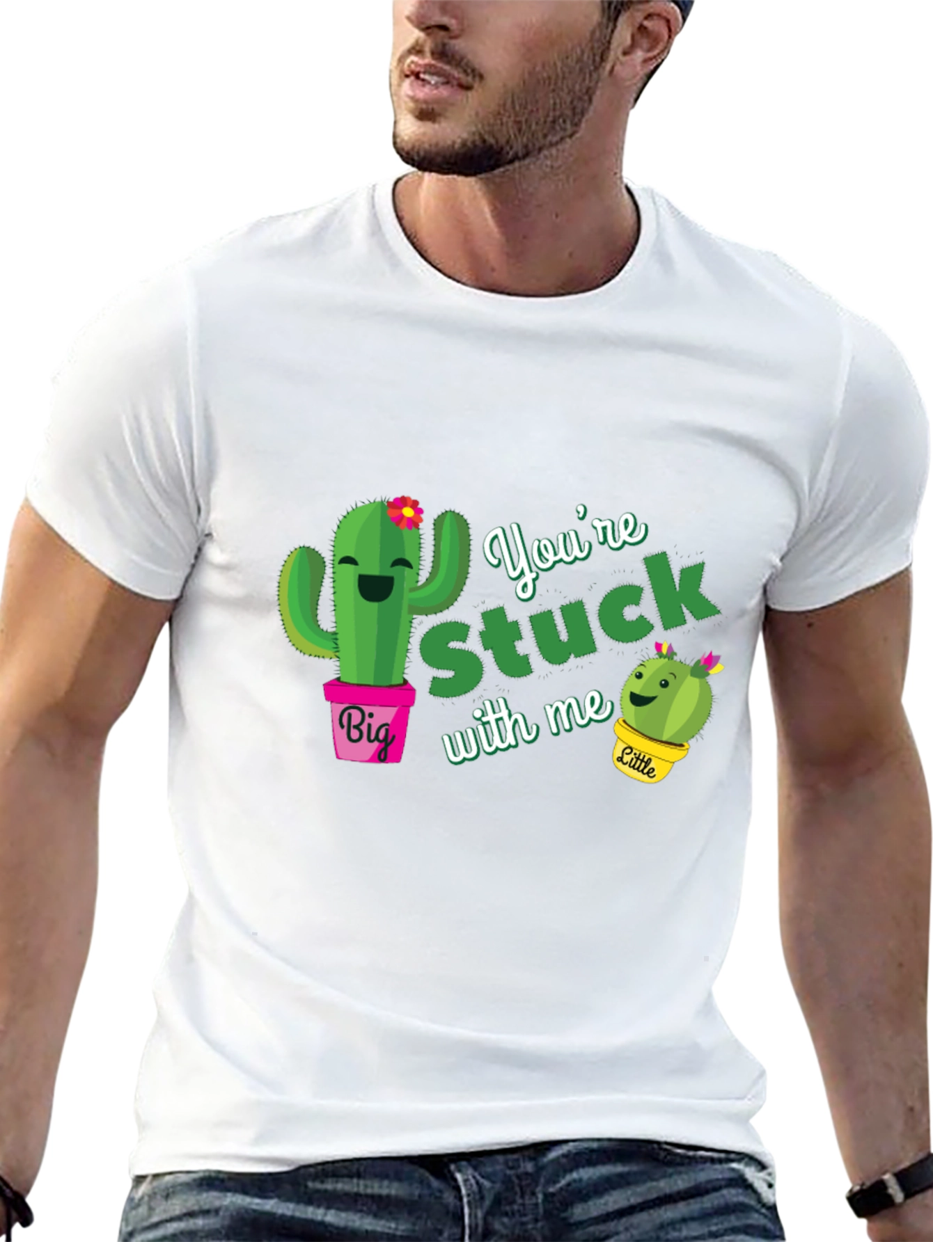 Youre Stuck With Me Cactus T-Shirt