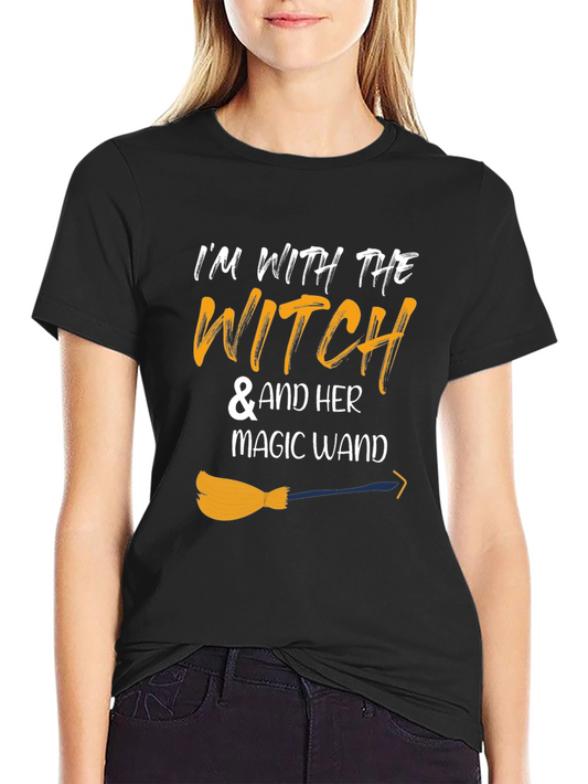 Im With The Witch Halloween T-Shirt