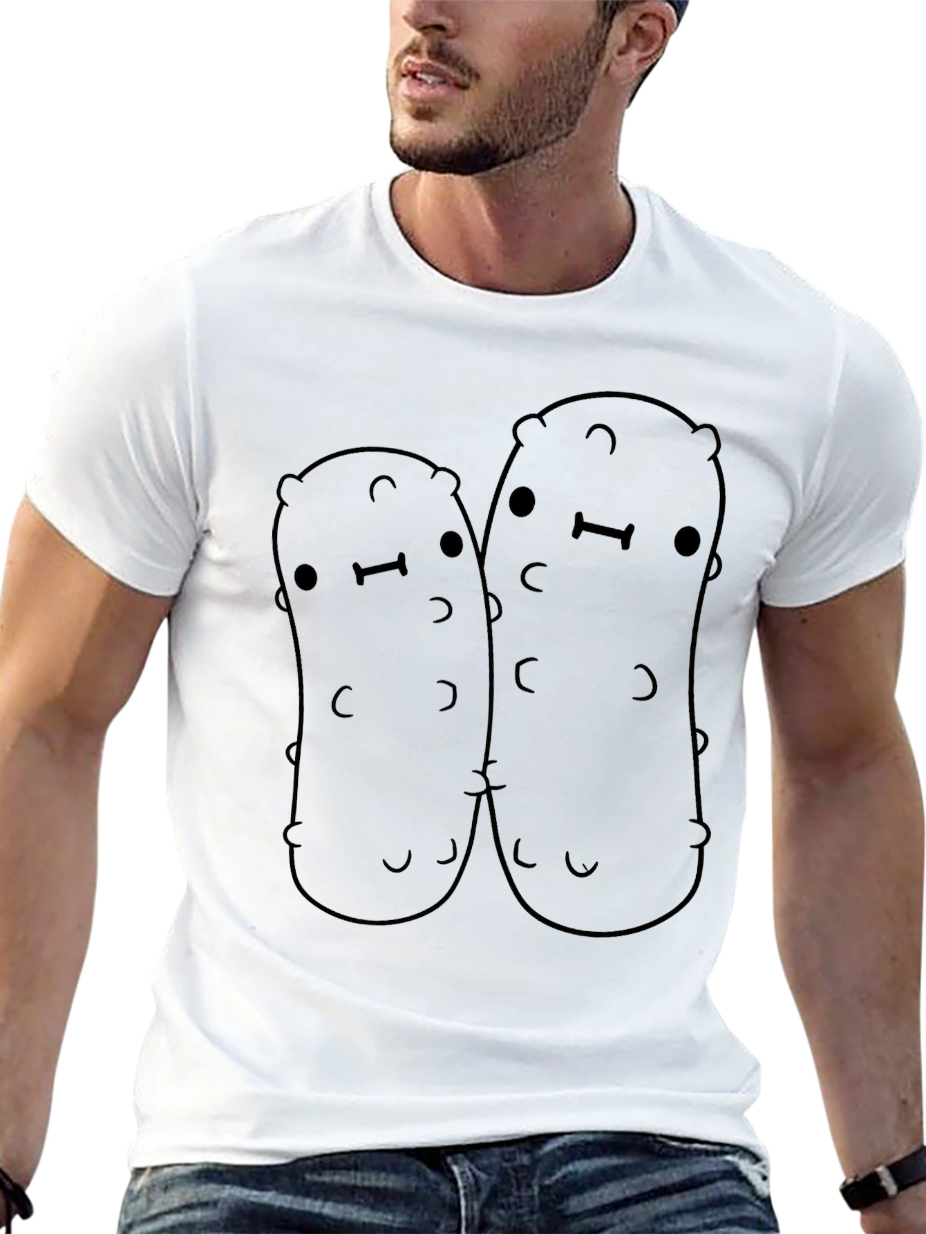 Cute Pickle Pals Black T-Shirt