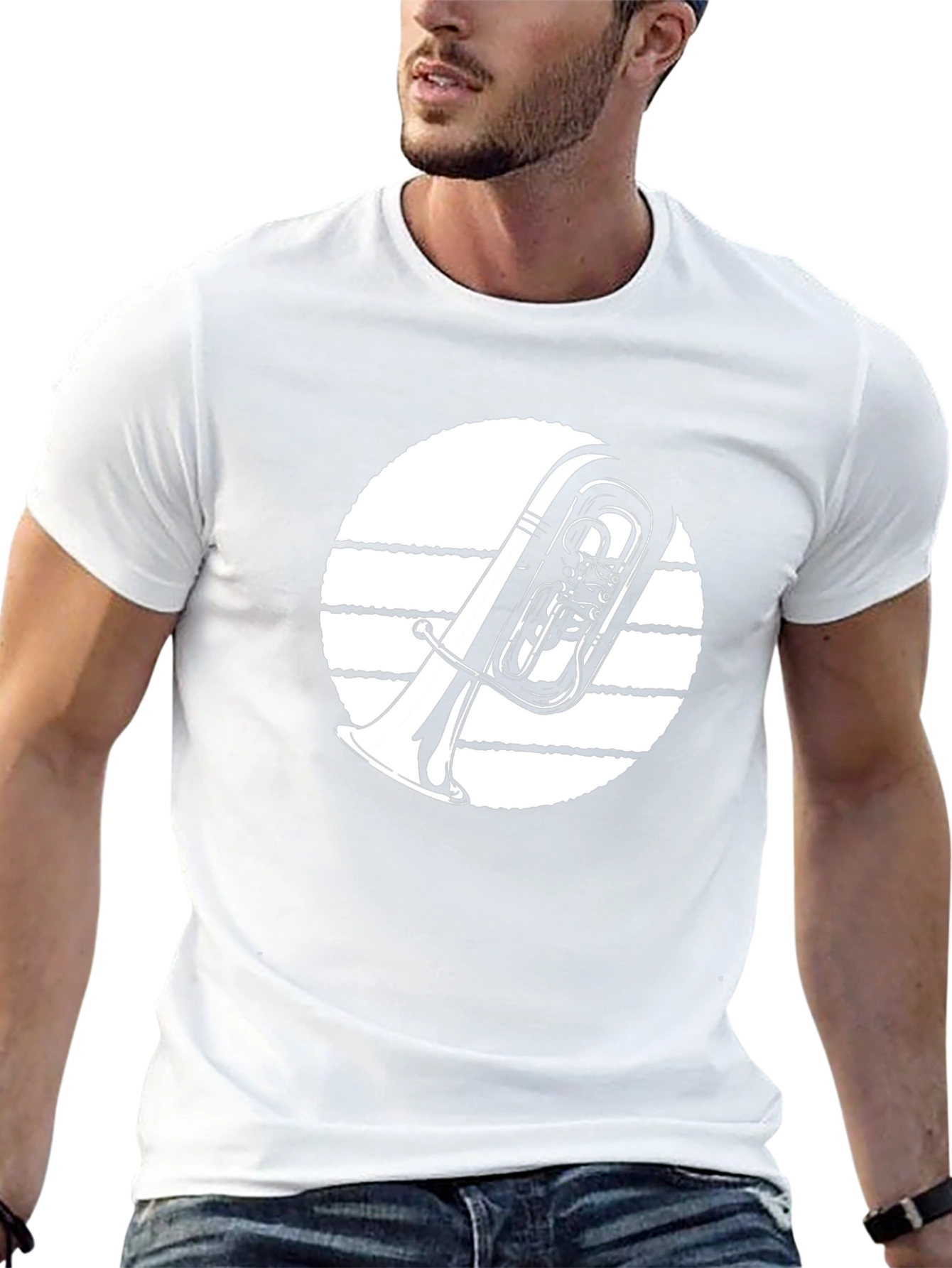Black Tuba Graphic Tee - Musicians Delight