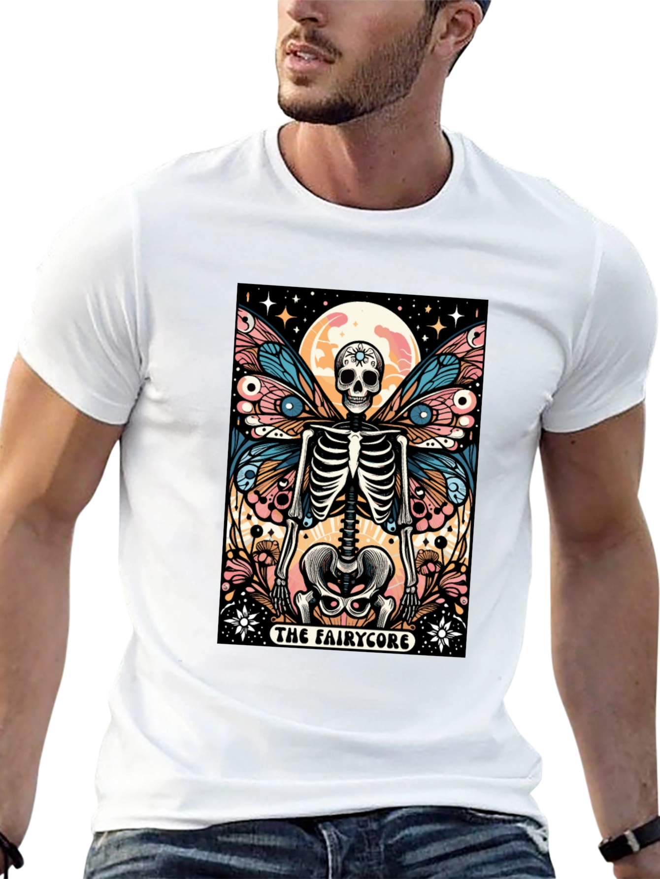 Fairycore Skeleton Graphic Tee
