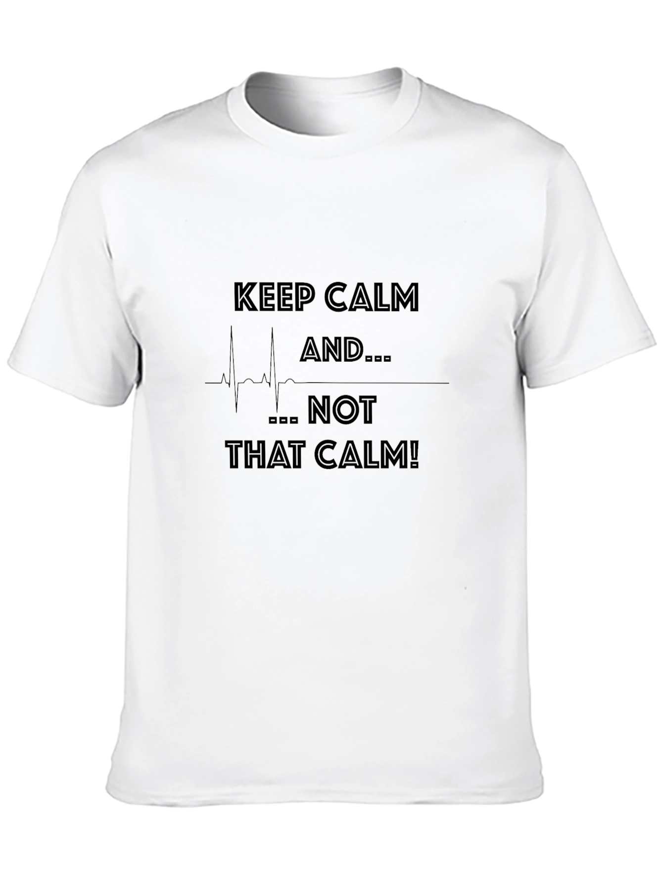 Keep Calm Black Graphic Tee