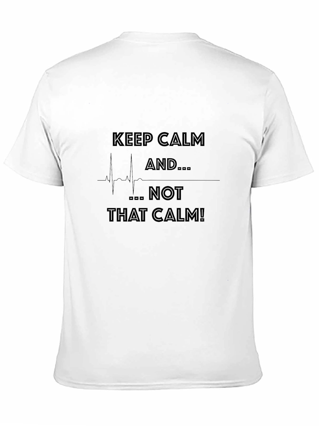 Keep Calm Black Graphic Tee