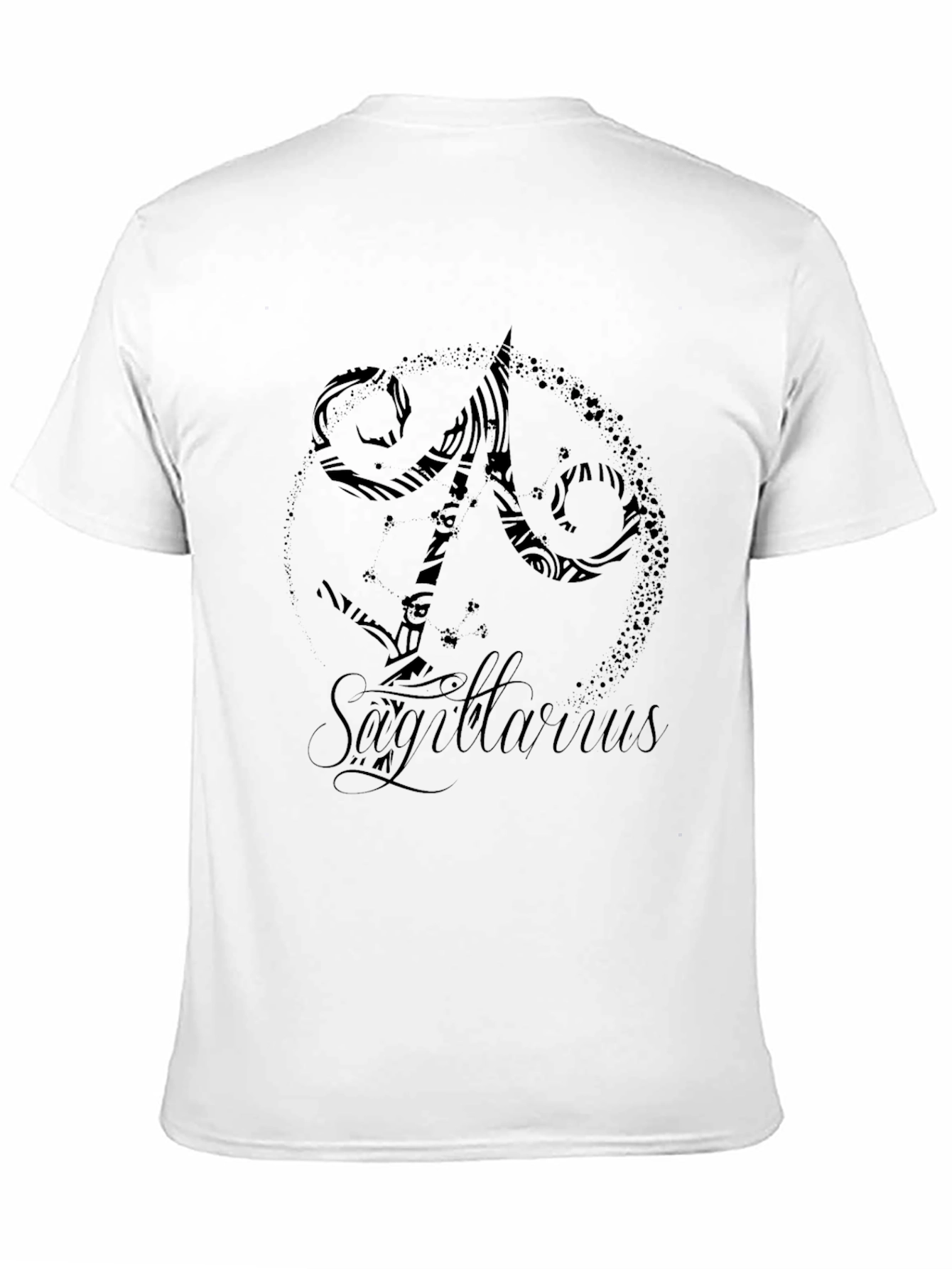 Sagittarius Zodiac Graphic Tee - Stylish Black T-Shirt