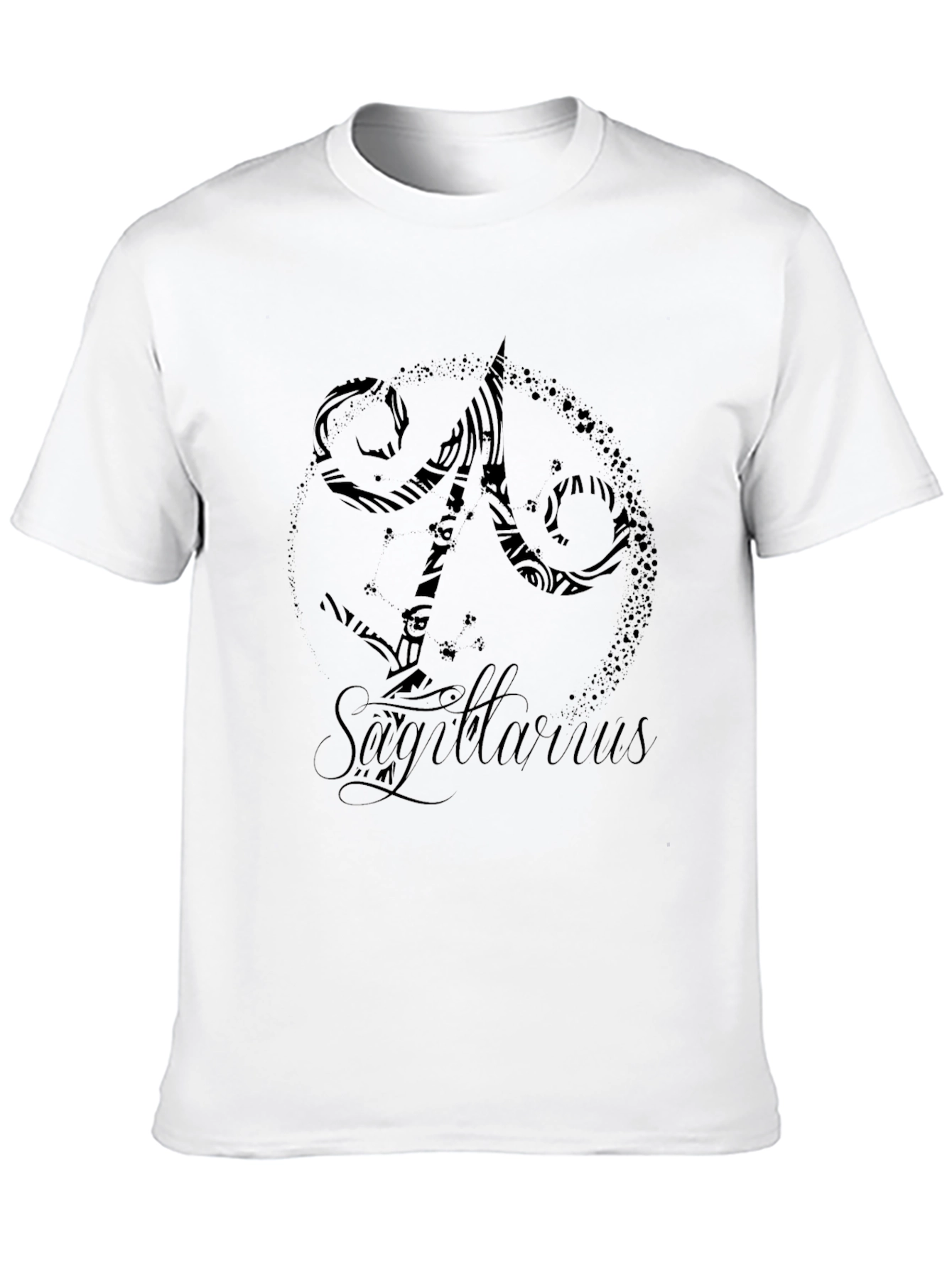 Sagittarius Zodiac Graphic Tee - Stylish Black T-Shirt