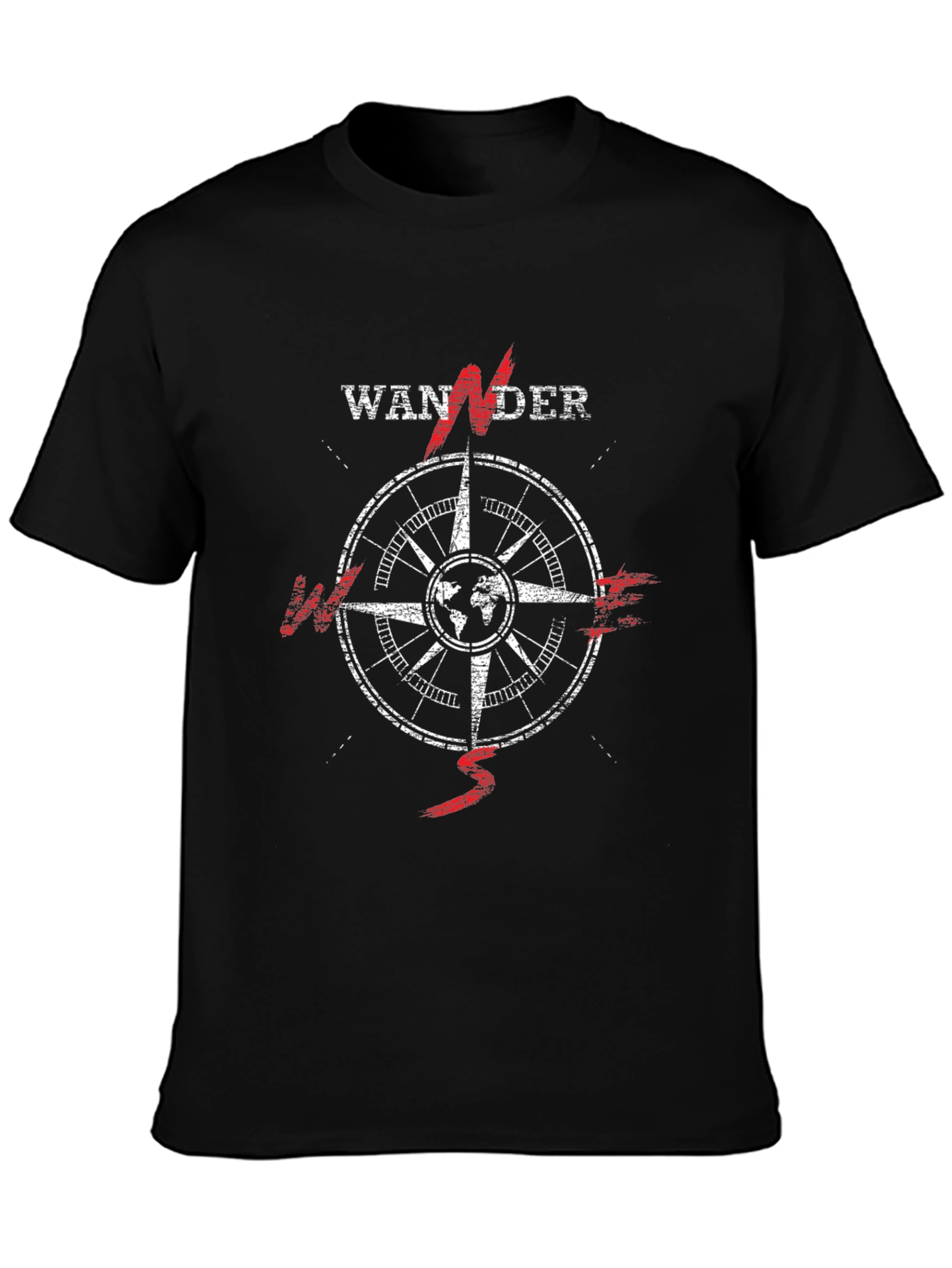 Wander Compass Graphic T-Shirt