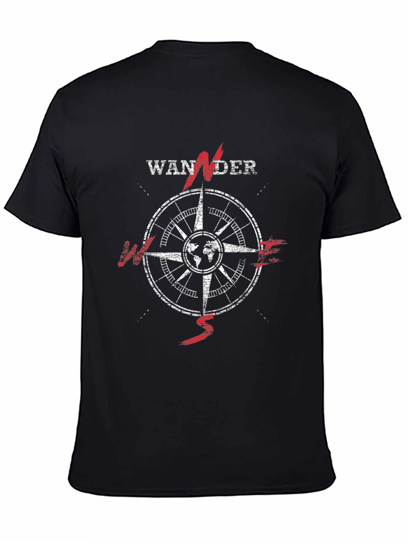 Wander Compass Graphic T-Shirt