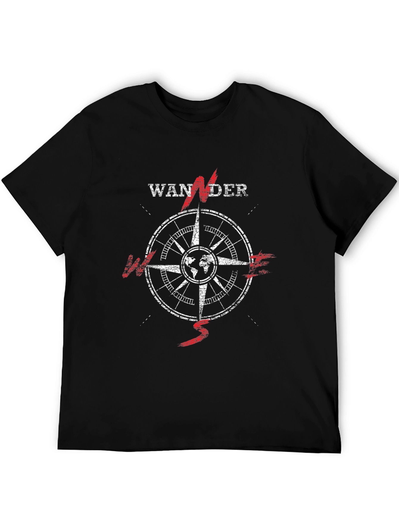 Wander Compass Graphic T-Shirt