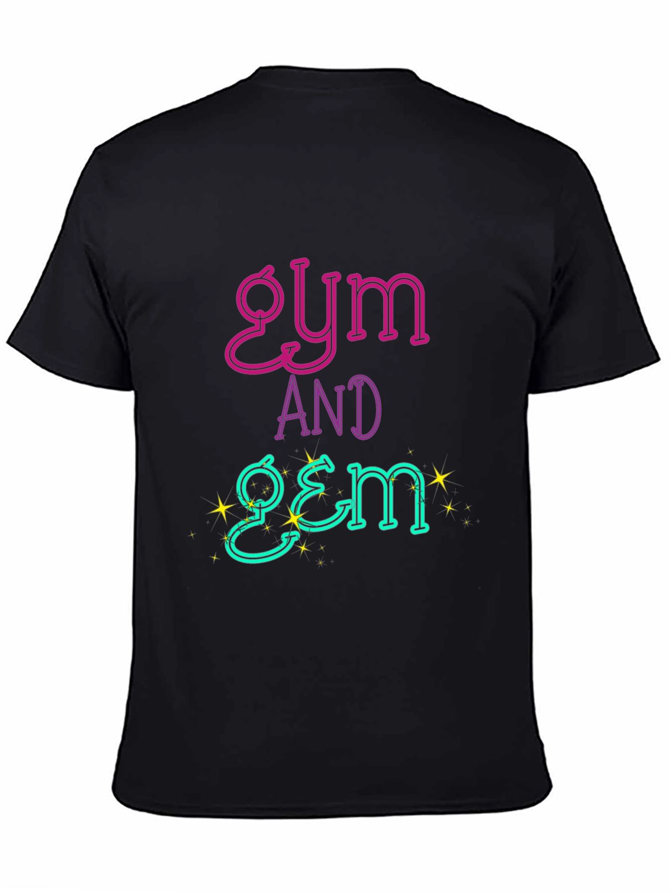 Gym and Gem Black T-Shirt