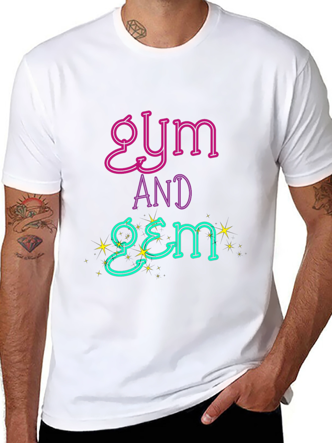 Gym and Gem Black T-Shirt